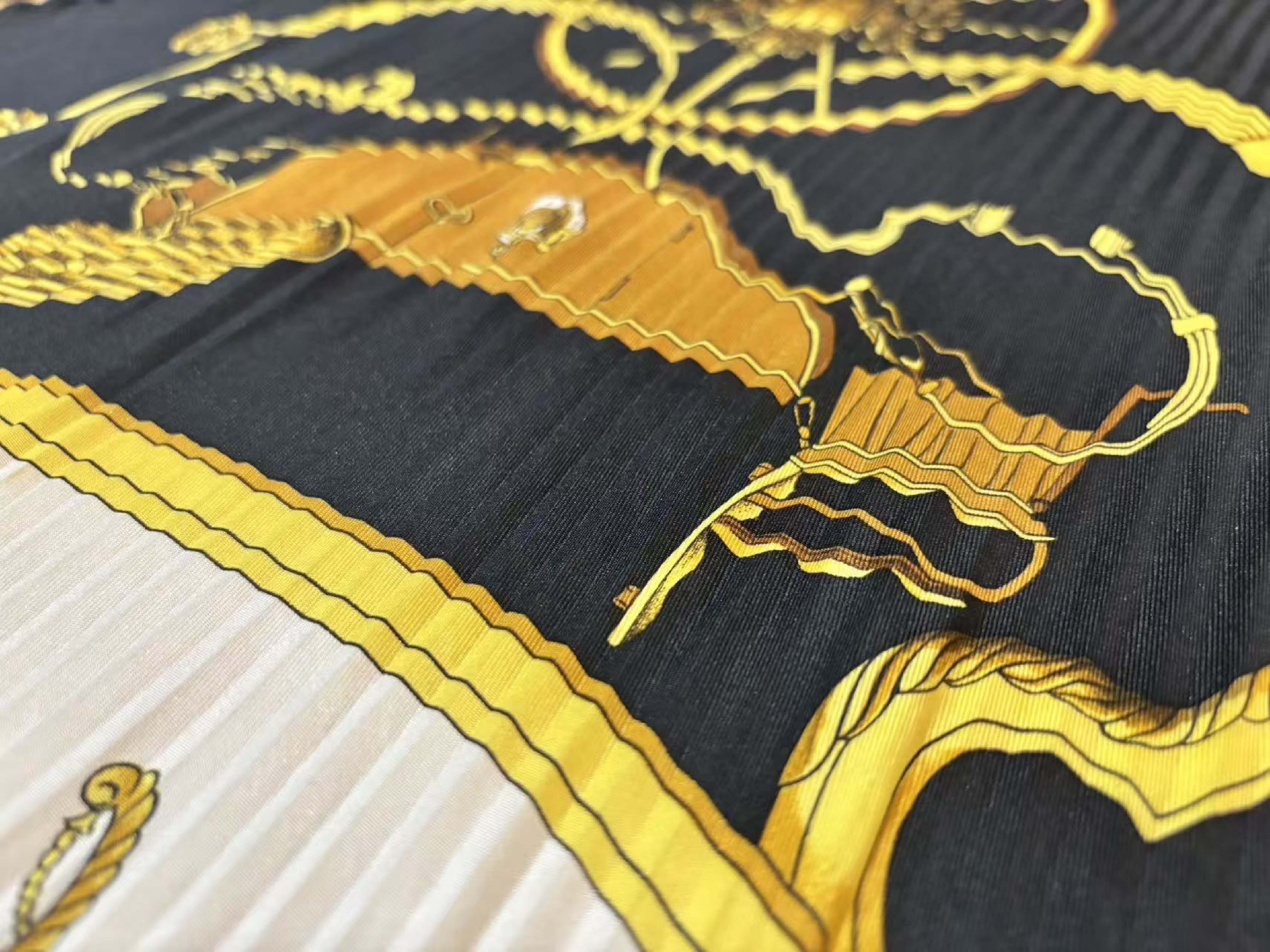 Carre Hermes Pleated Carre Scarf Other Accessories — view 5