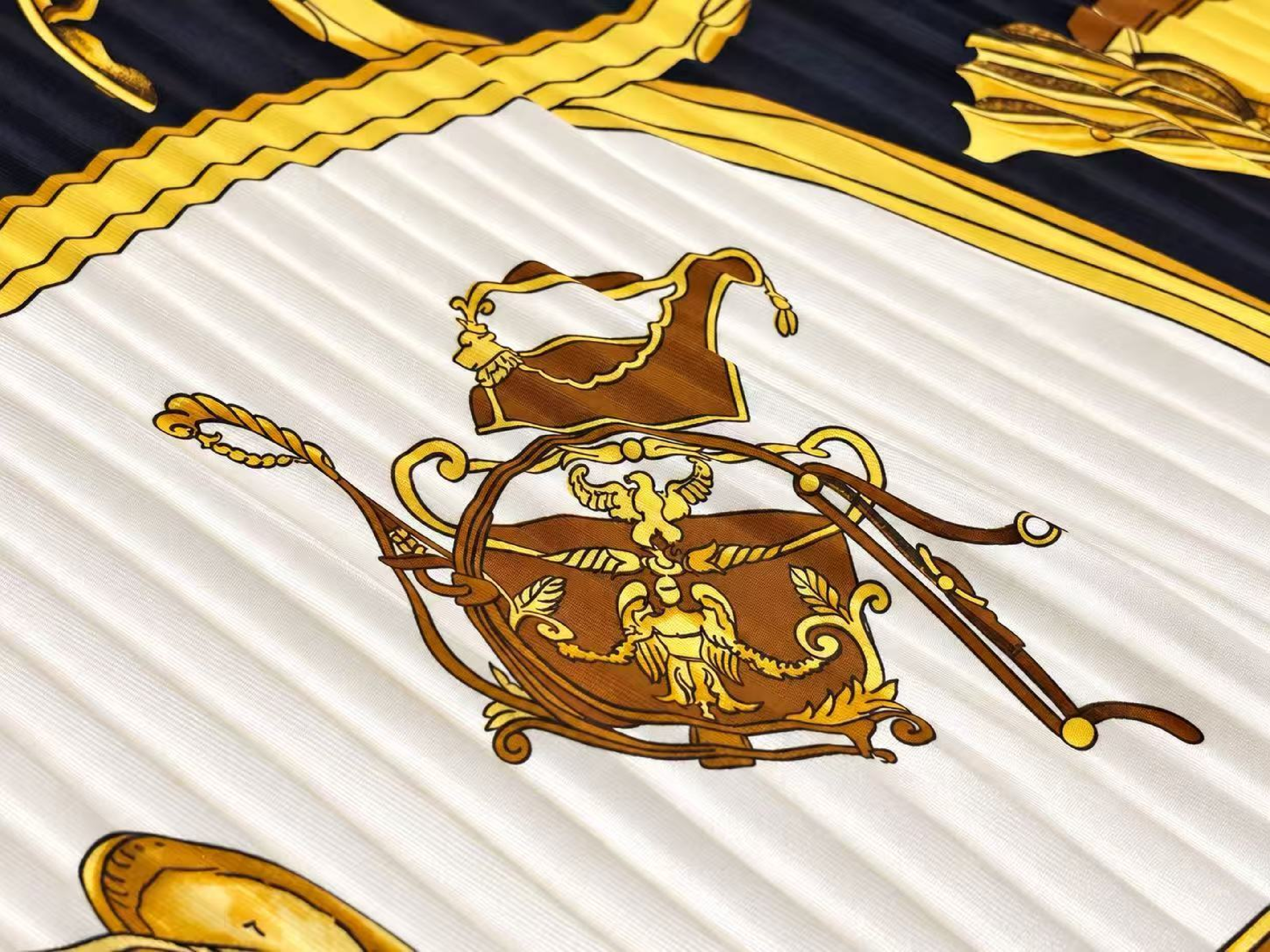 Carre Hermes Pleated Carre Scarf Other Accessories — view 7