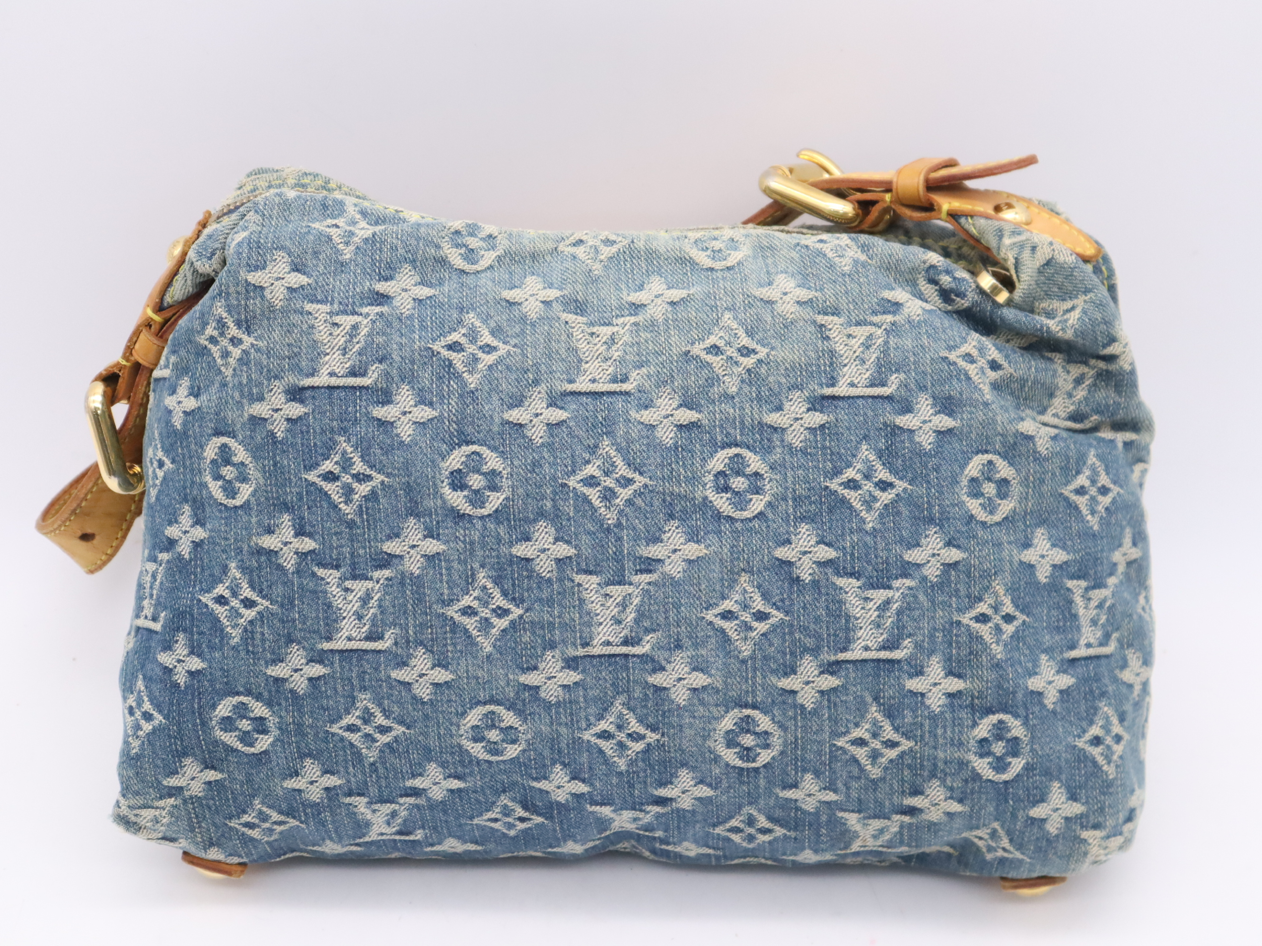 M95049 Denim Baggy PM Blue Handbag — view 2