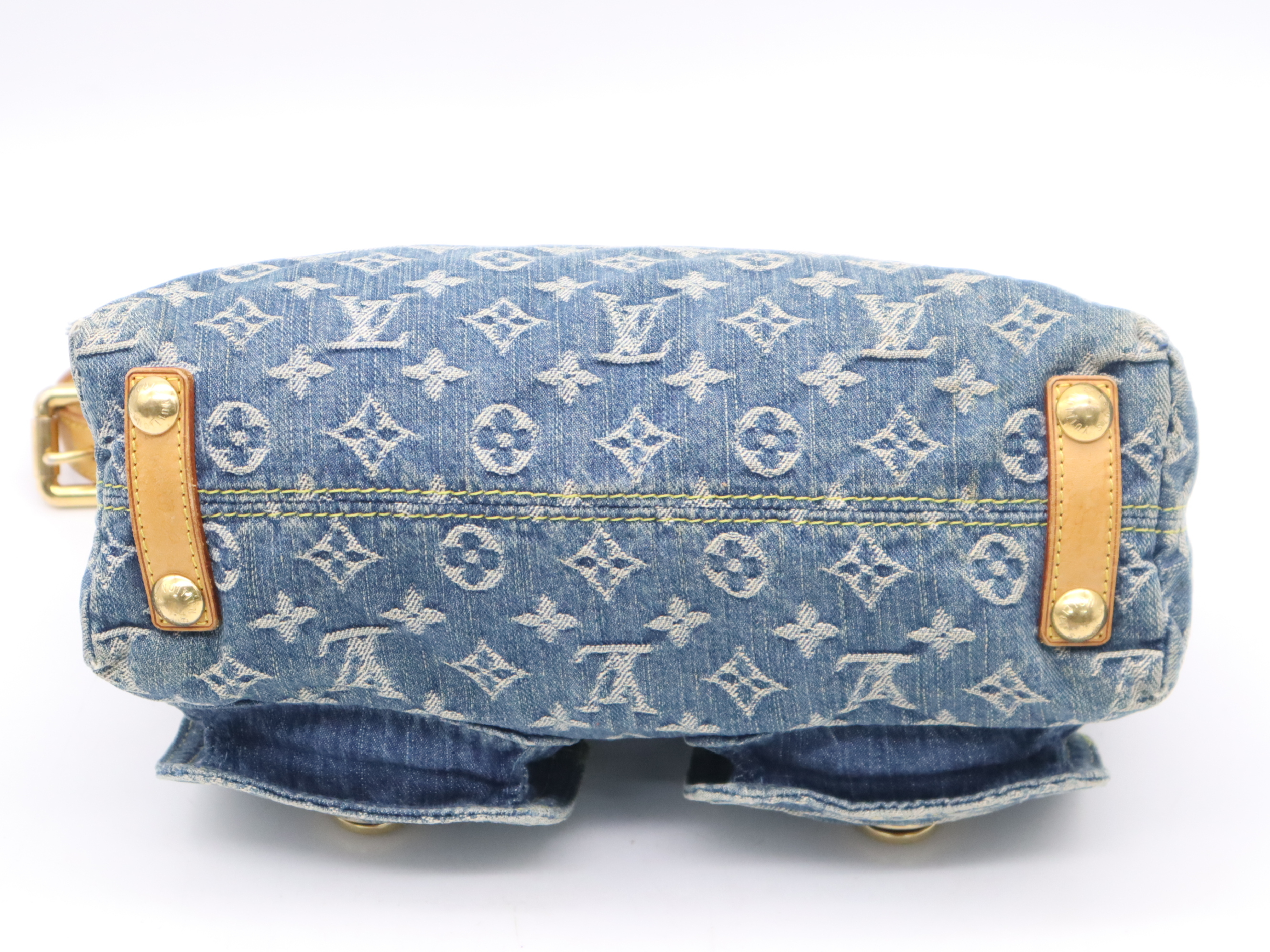 M95049 Denim Baggy PM Blue Handbag — view 4