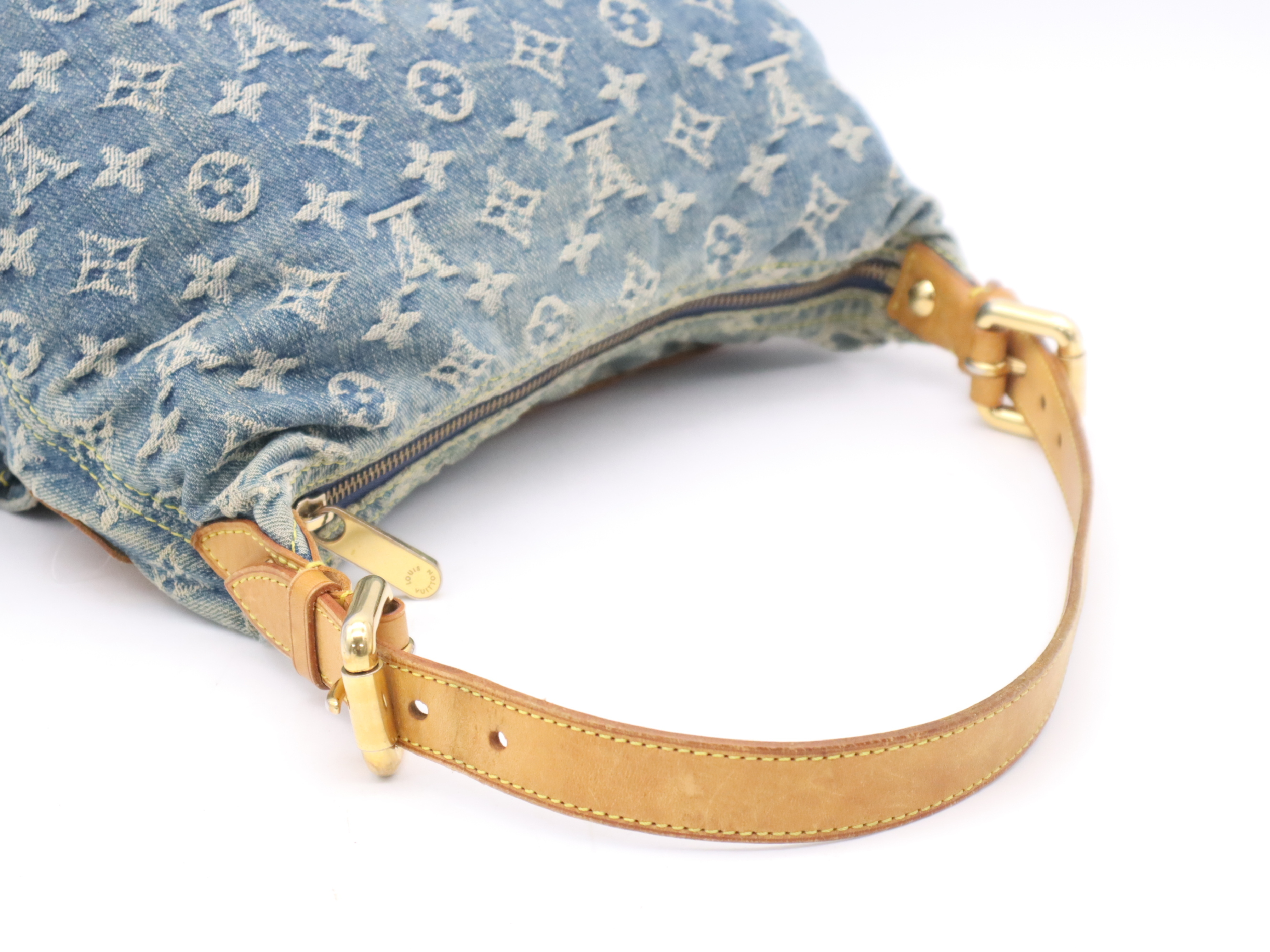 M95049 Denim Baggy PM Blue Handbag — view 6