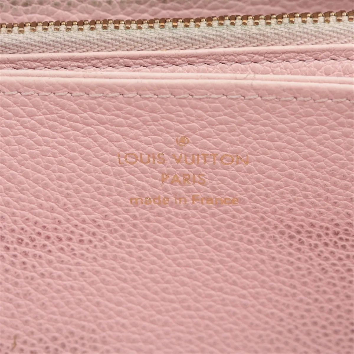 Monogram Empreinte Broderie Zippy Wallet M81138 Pink Round Zip Wallet (RFID detected) — view 11