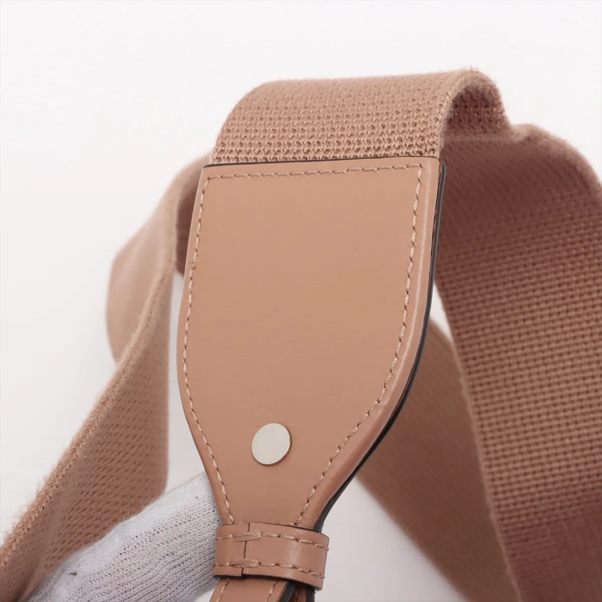 GG Marmont Leather Chain Shoulder Bag Beige 739681 — view 12