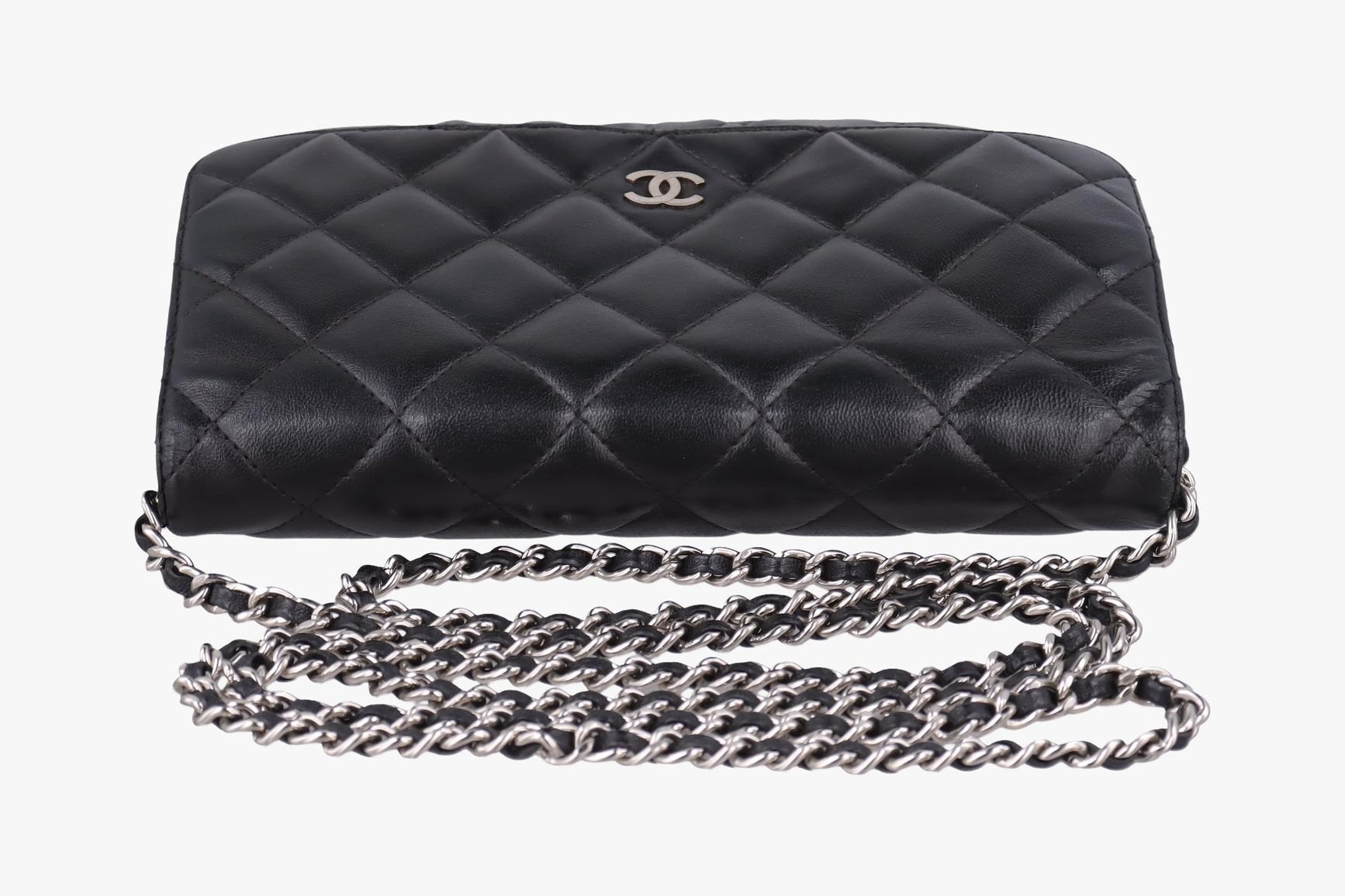 Matelassé Coco Mark Lambskin Black — view 5