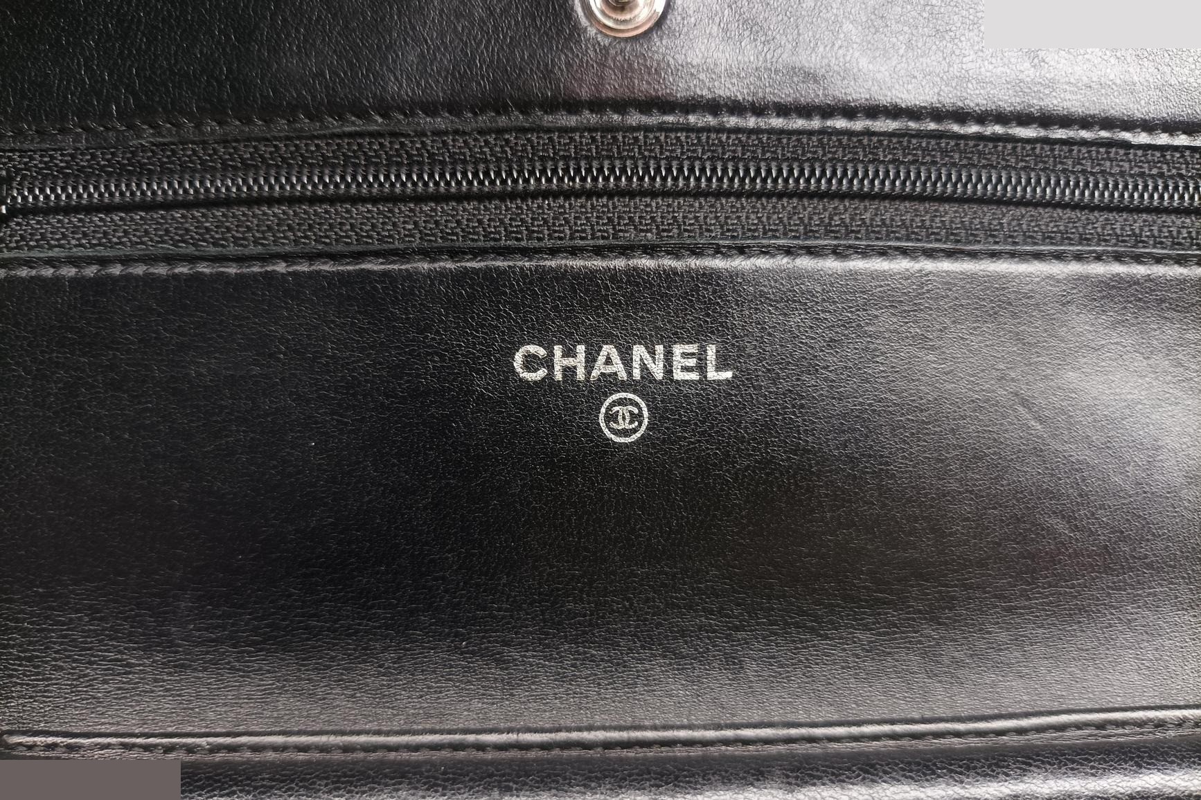 Matelassé Coco Mark Lambskin Black — view 7