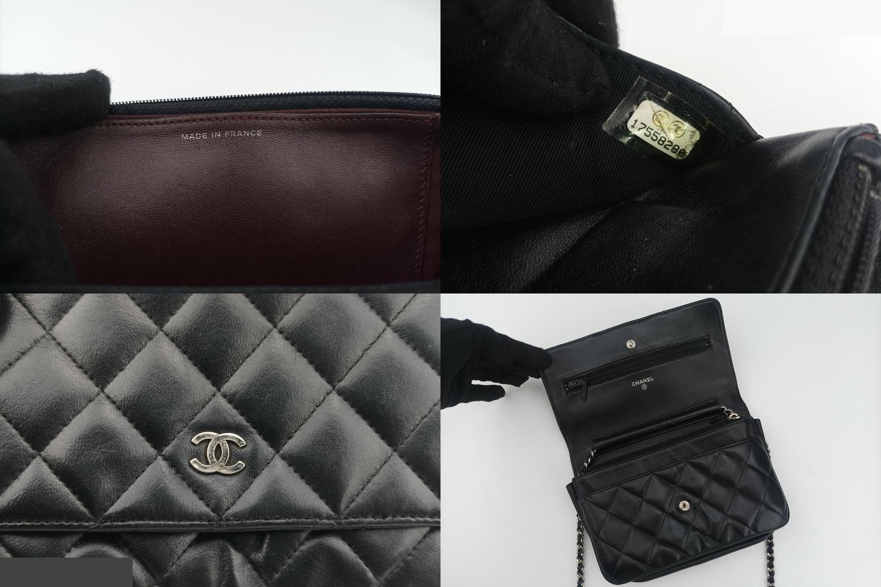 Matelassé Coco Mark Lambskin Black — view 8