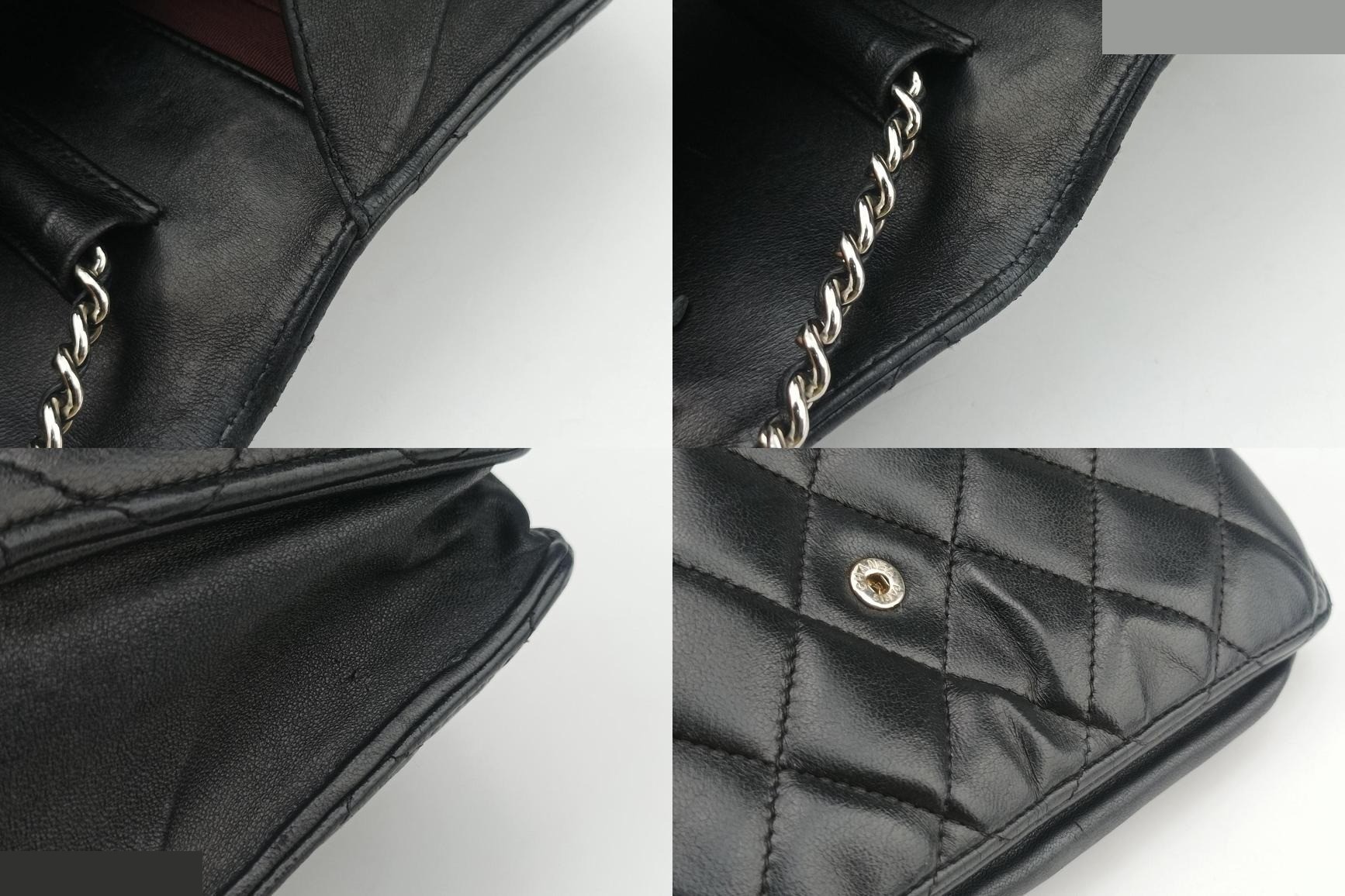 Matelassé Coco Mark Lambskin Black — view 9