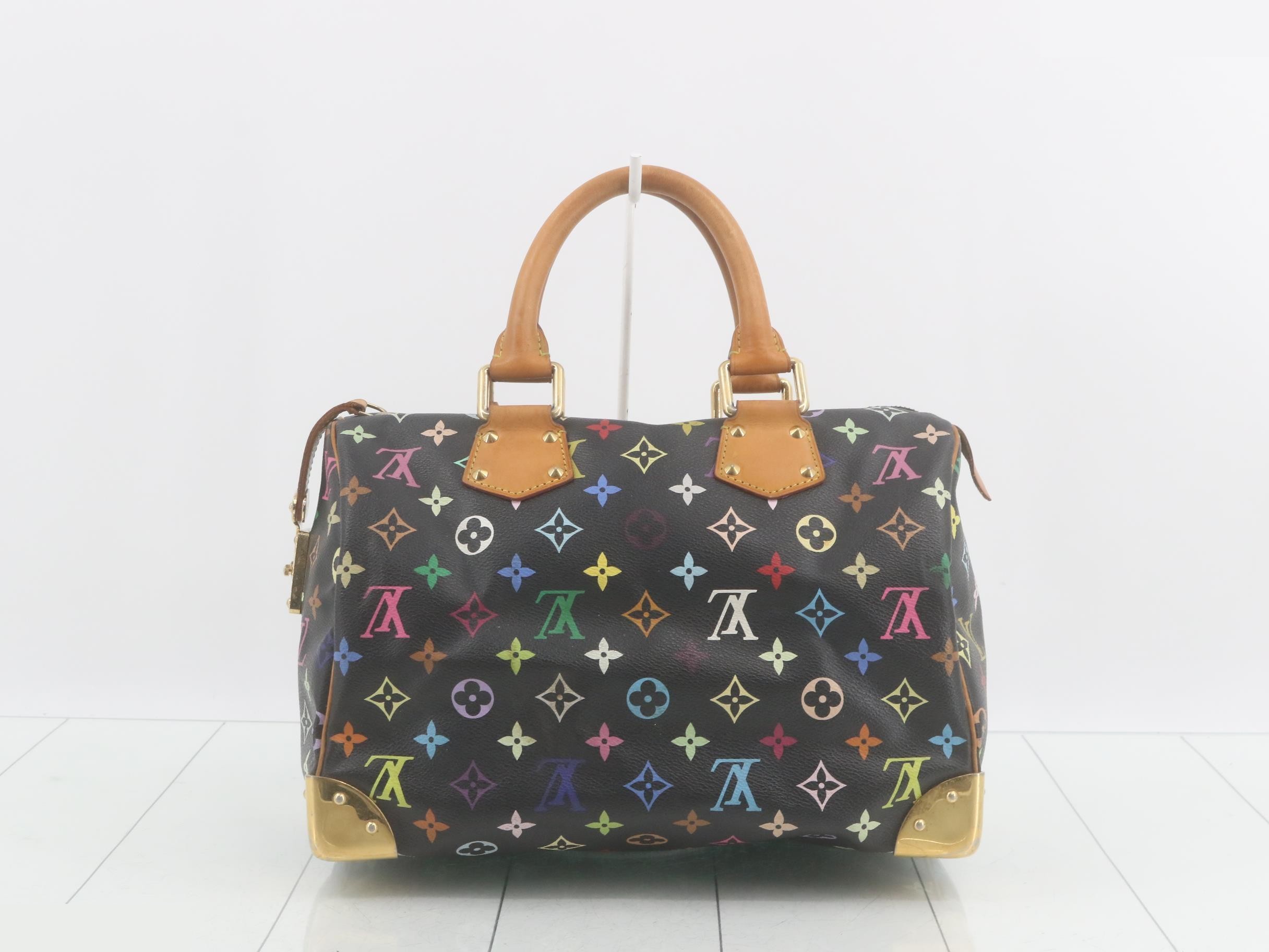 Monogram Multicolor Speedy 30 Noir Handbag — view 2