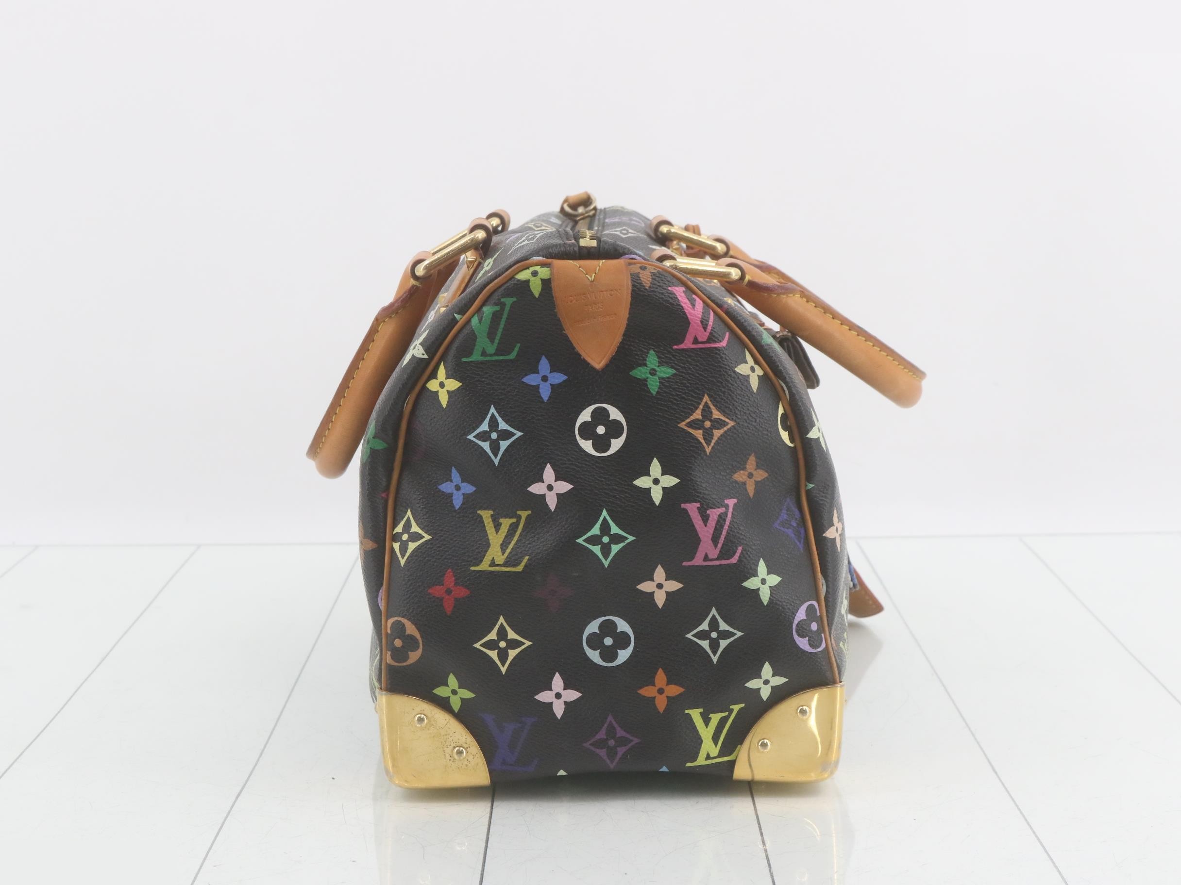 Monogram Multicolor Speedy 30 Noir Handbag — view 4