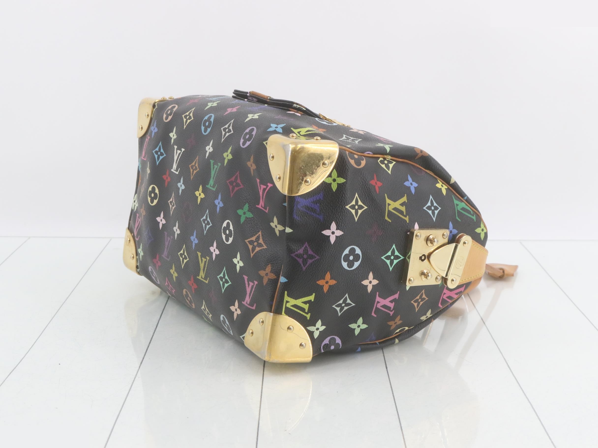 Monogram Multicolor Speedy 30 Noir Handbag — view 6