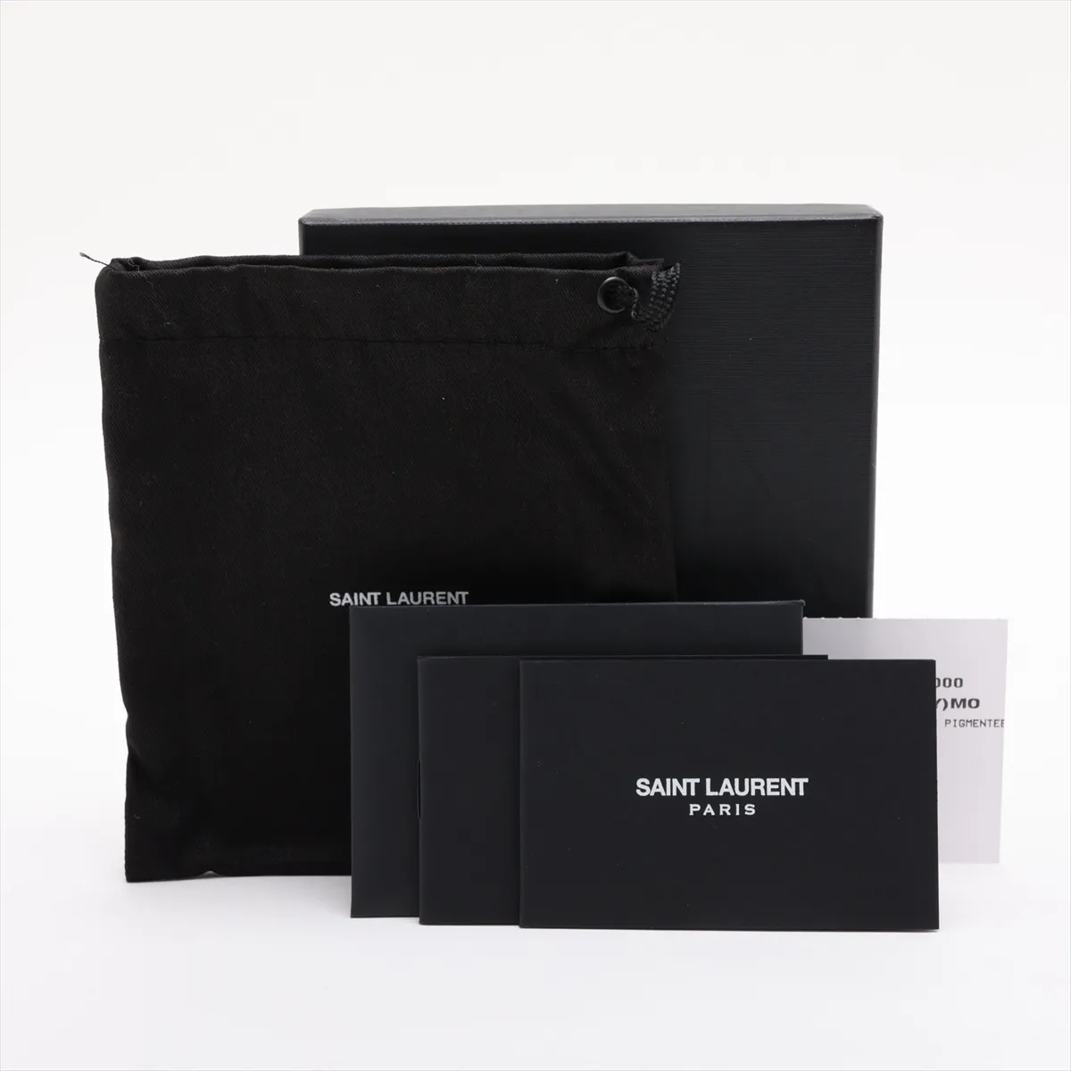 Logo MRT535411 Leather Coin Case, Black — view 8