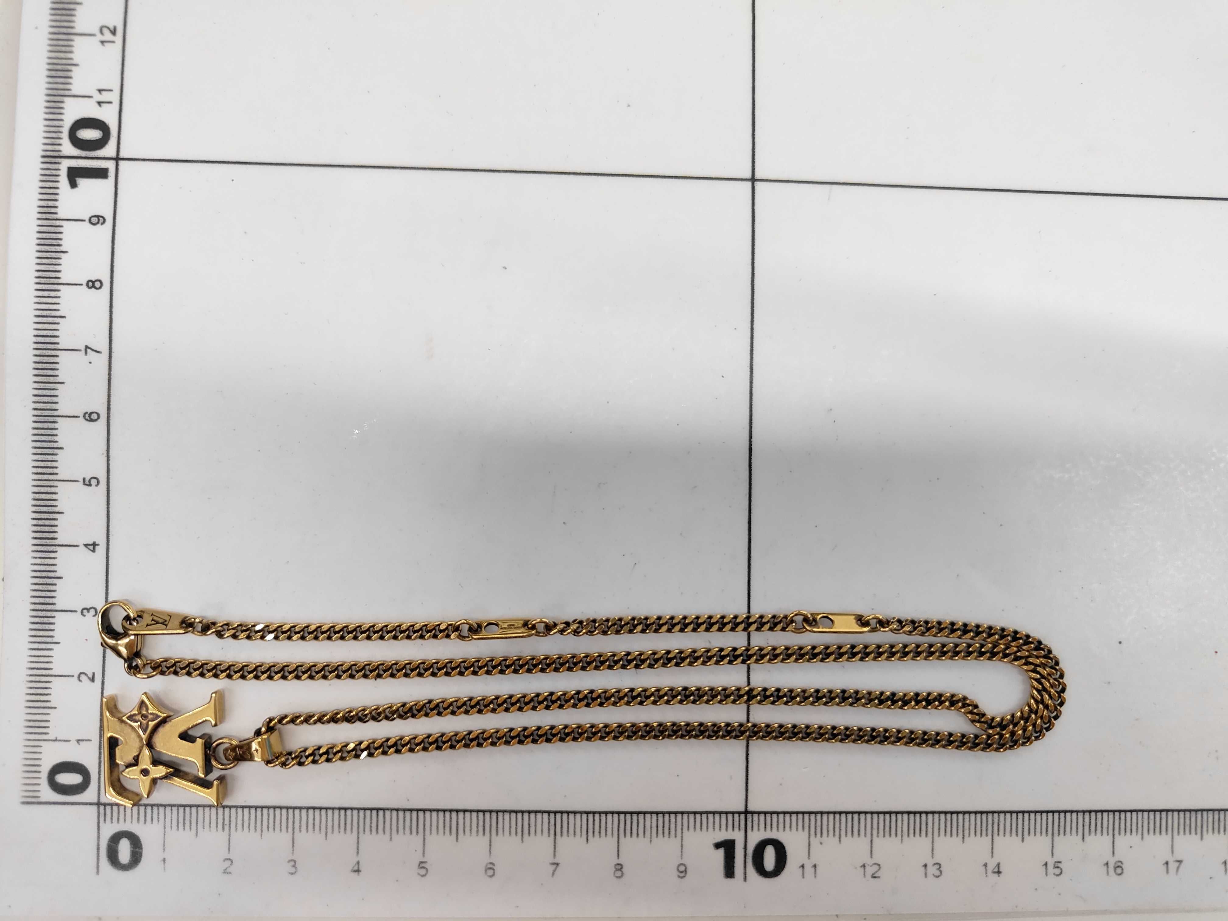 Collier Squared Gold Necklace — view 6