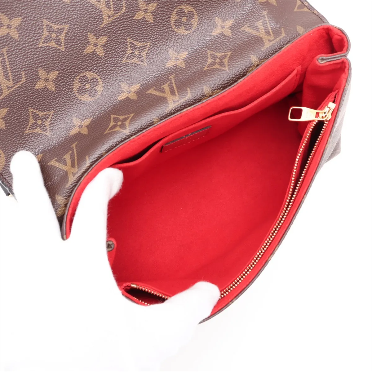 Monogram x Taurillon Samplace M43713 CA3118 Brown x Red — view 7
