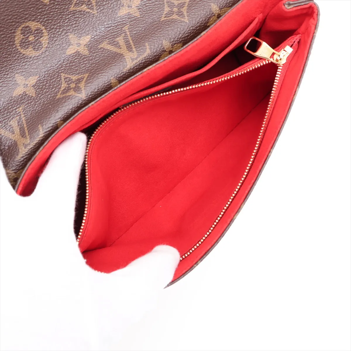 Monogram x Taurillon Samplace M43713 CA3118 Brown x Red — view 8