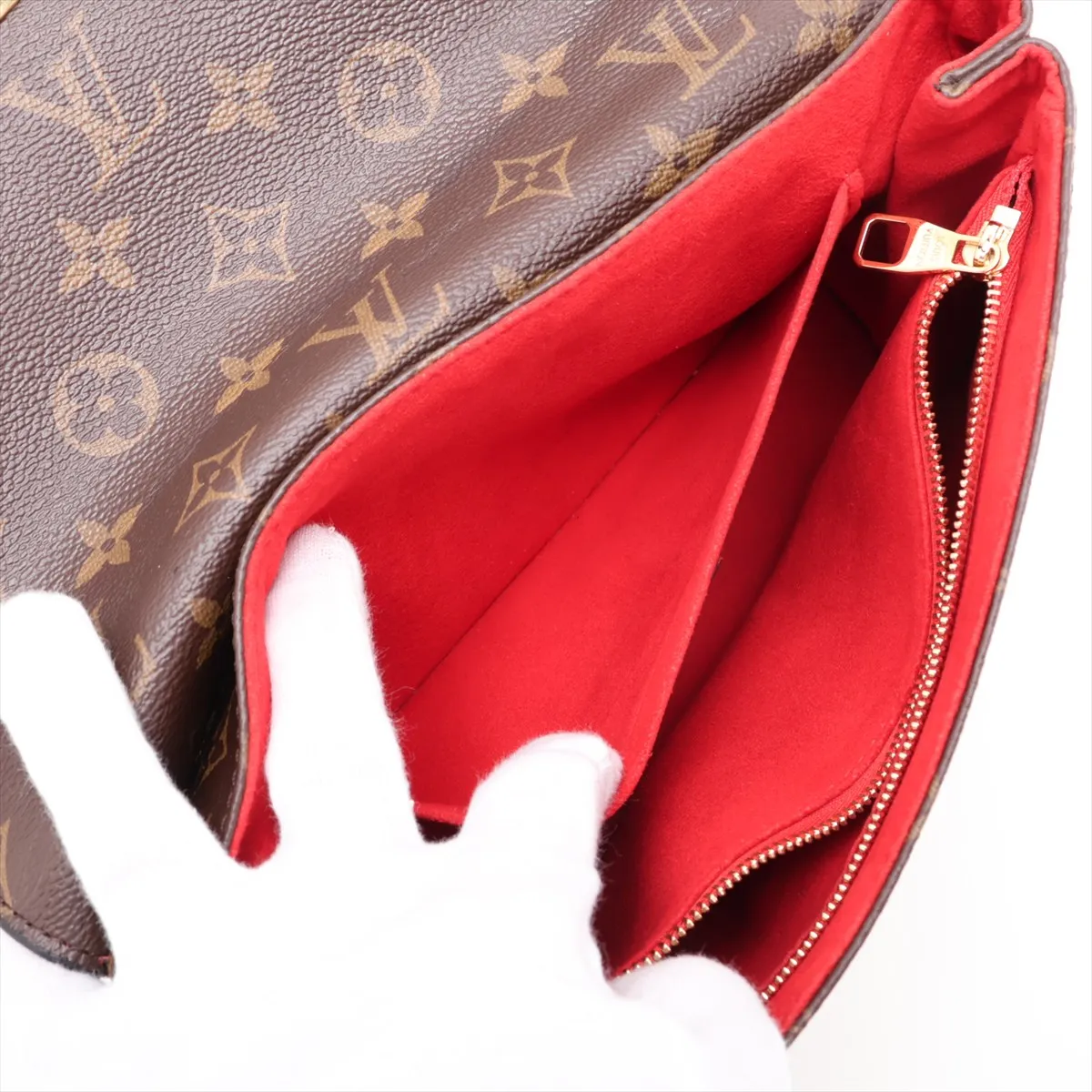 Monogram x Taurillon Samplace M43713 CA3118 Brown x Red — view 9