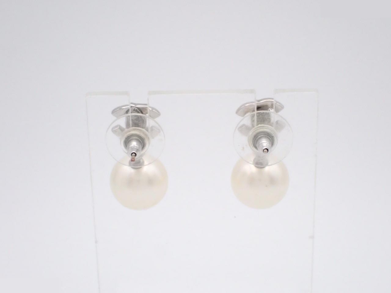 Earrings, Coco Mark, Silver, A12A — view 2