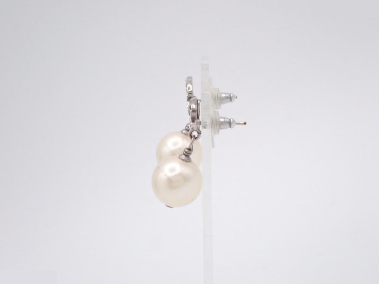 Earrings, Coco Mark, Silver, A12A — view 3