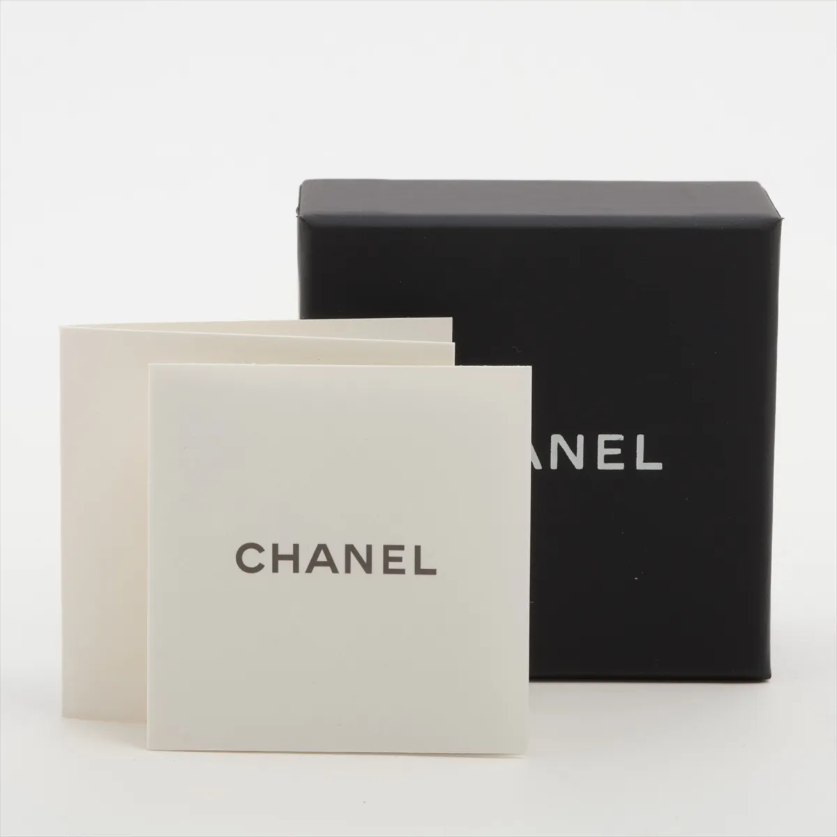 Coco B22B Earrings (Pair) GP x Faux Pearl x Leather Black x Gold — view 6
