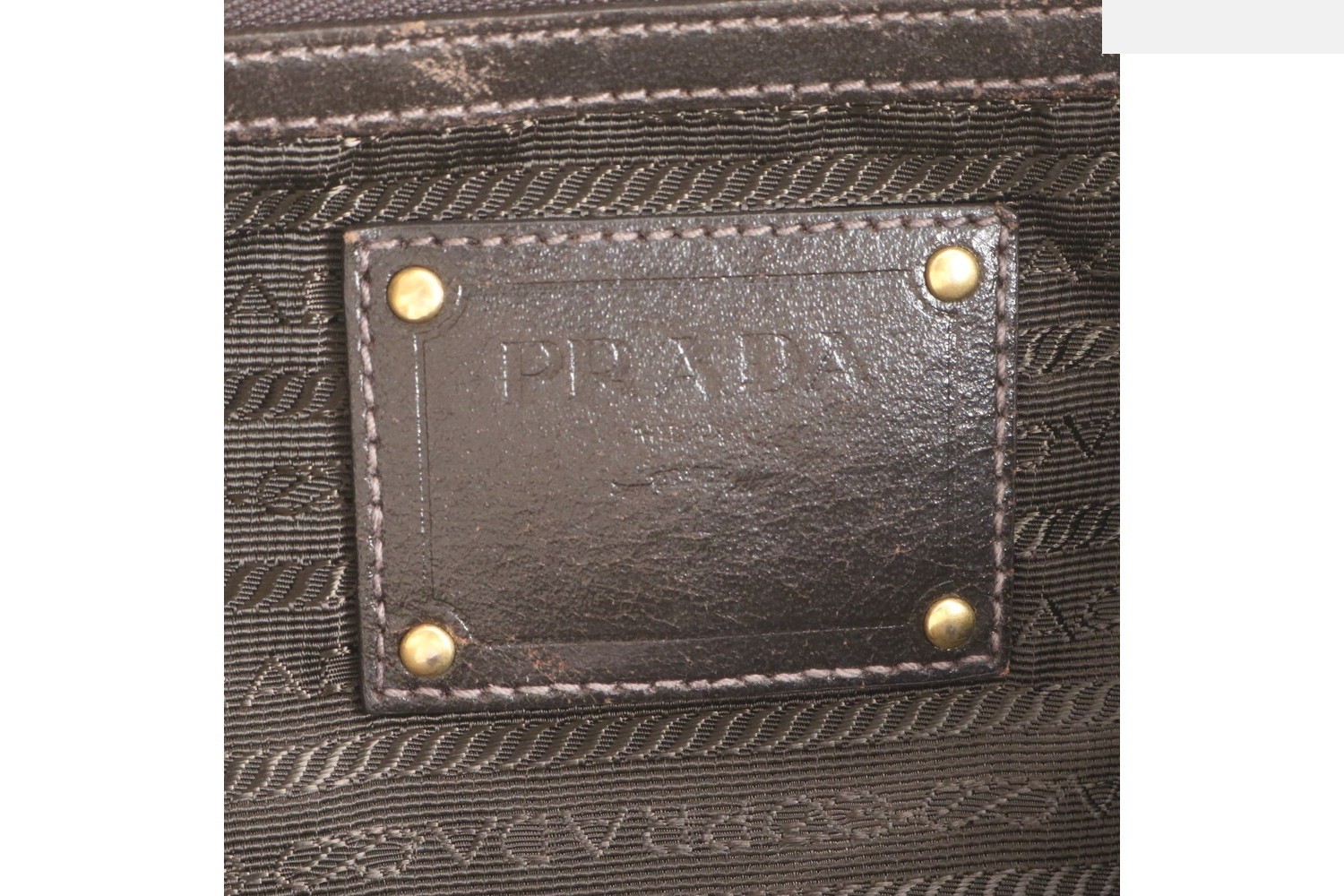 Jacquard Logo BN1792 Leather Canvas Tote Bag — view 8