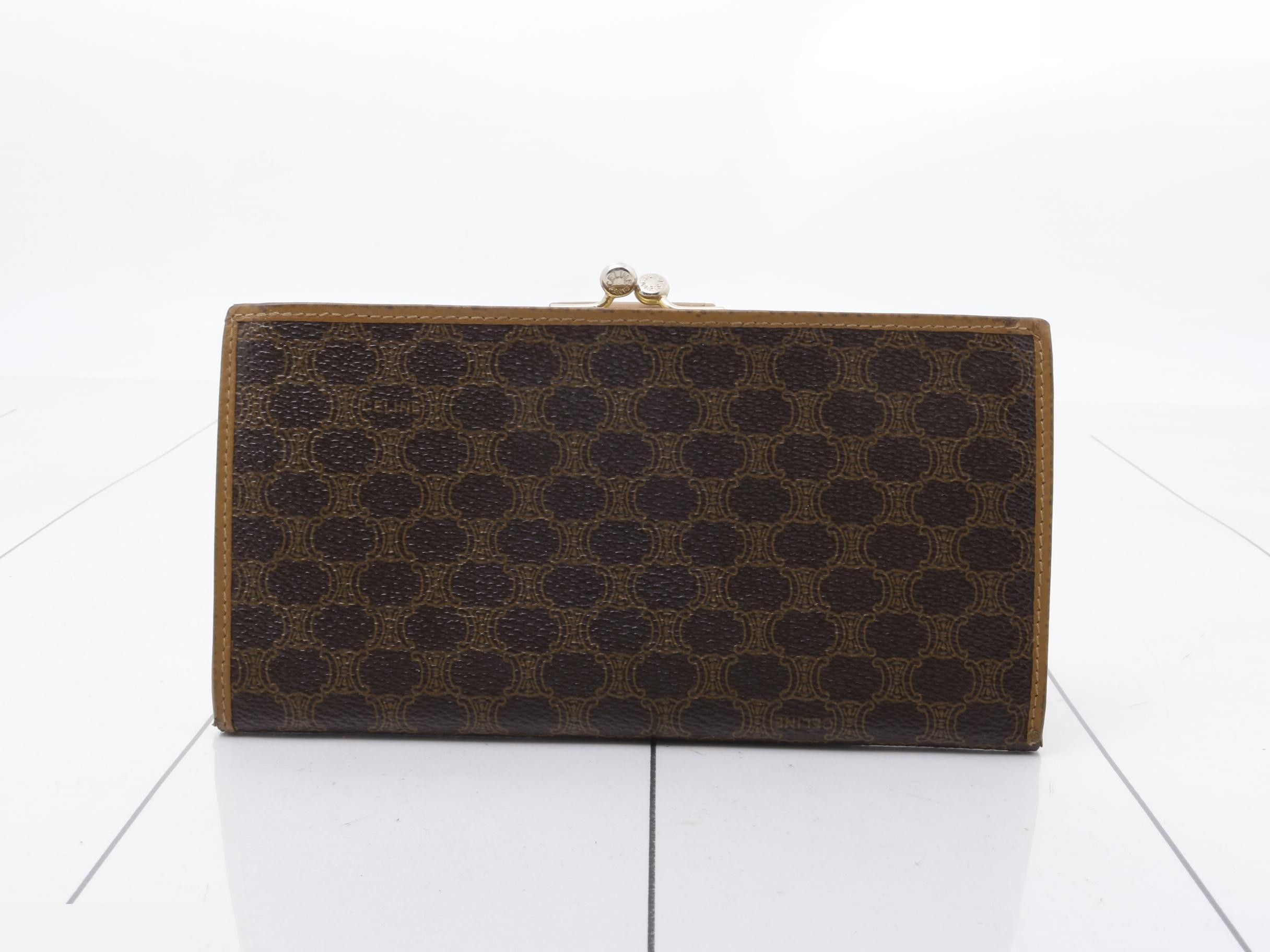 Macadam PVC coin purse bi-fold long wallet — view 2