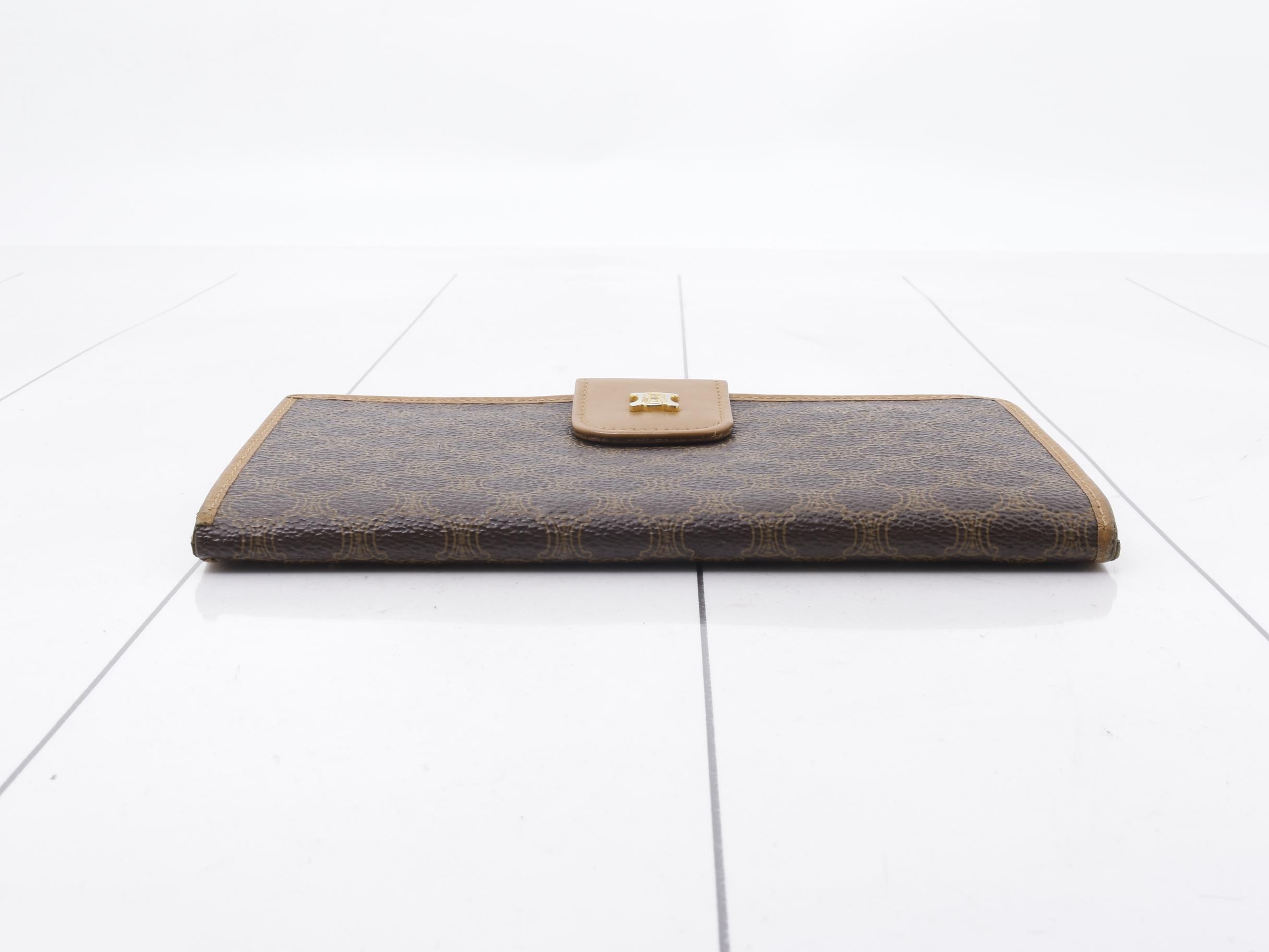 Macadam PVC coin purse bi-fold long wallet — view 3