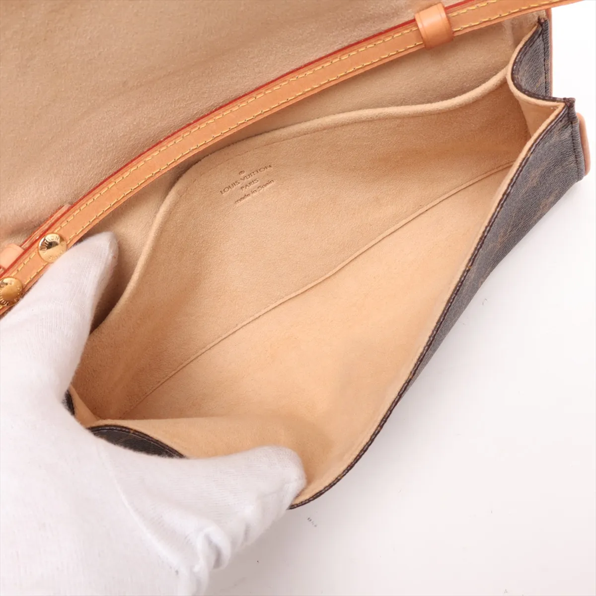 Monogram Pochette Twin GM M51852 CA0999 Brown — view 6