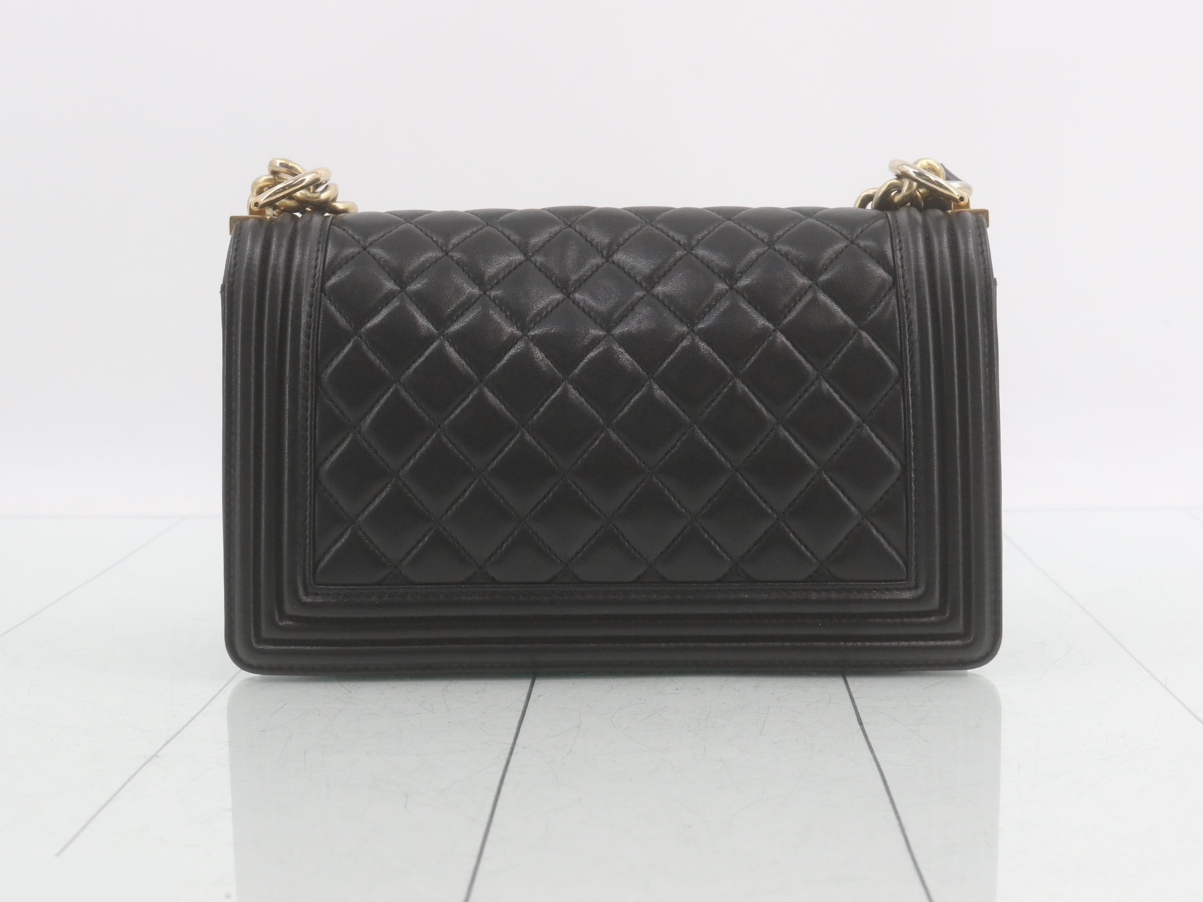 BOY CHANEL Lambskin Shoulder Bag — view 2