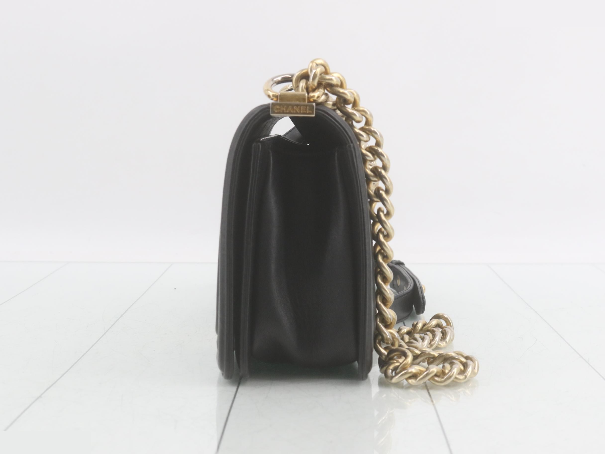BOY CHANEL Lambskin Shoulder Bag — view 3