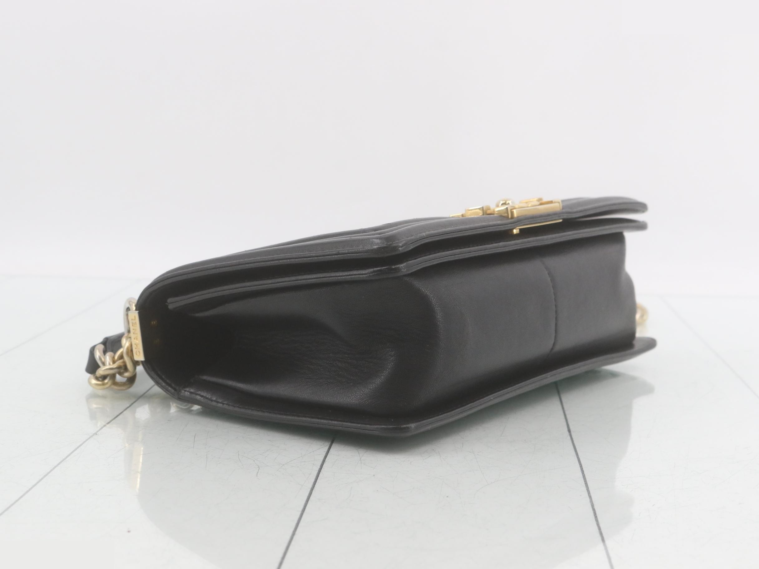 BOY CHANEL Lambskin Shoulder Bag — view 5