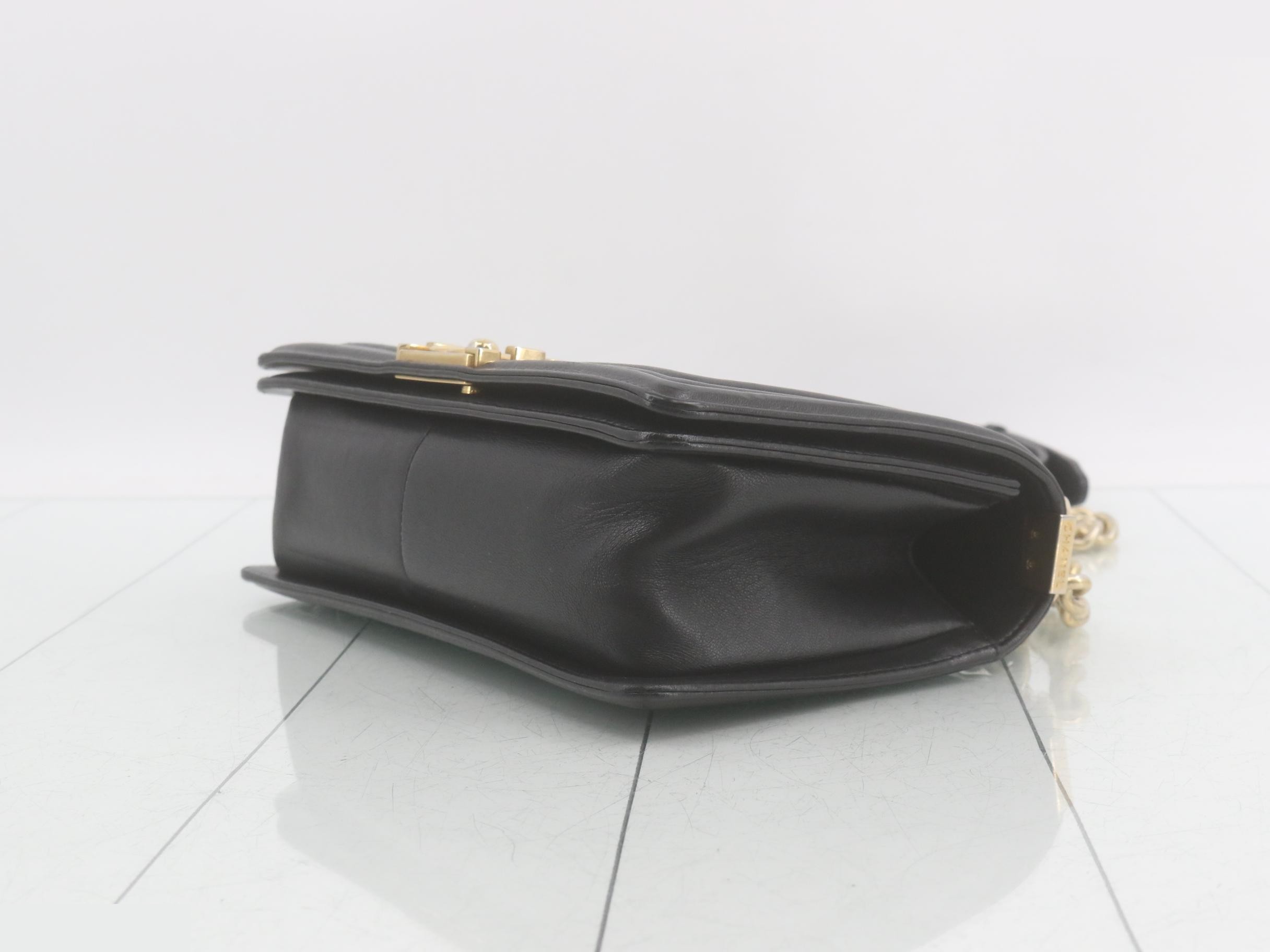 BOY CHANEL Lambskin Shoulder Bag — view 6