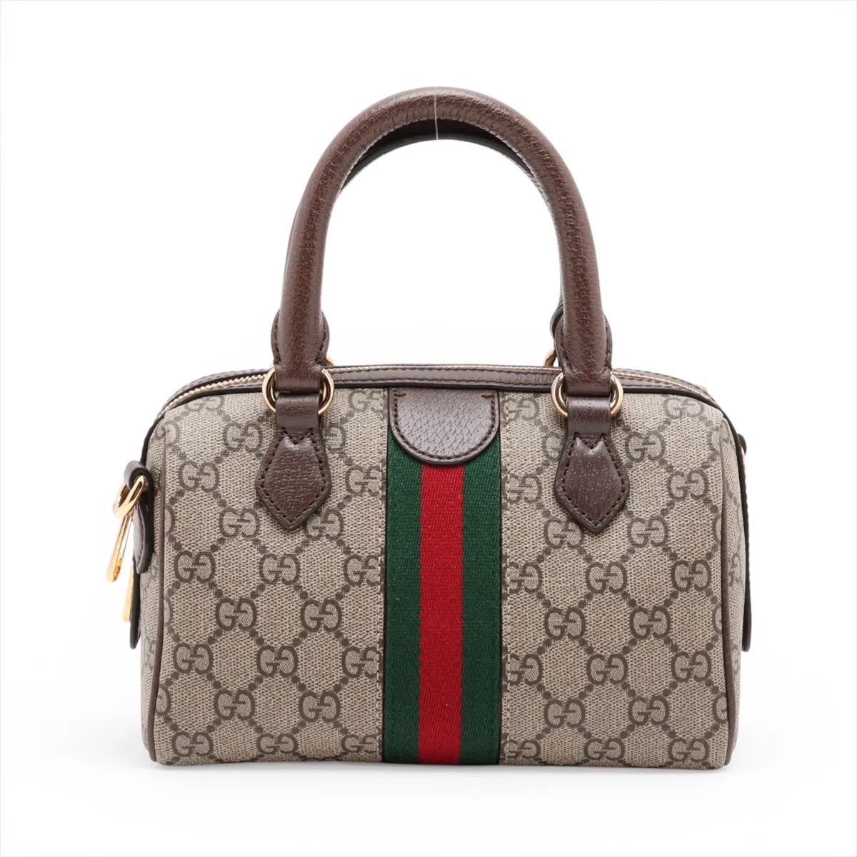 GG Supreme Ophidia PVC x Leather 2-Way Handbag, Beige, 772053 — view 2