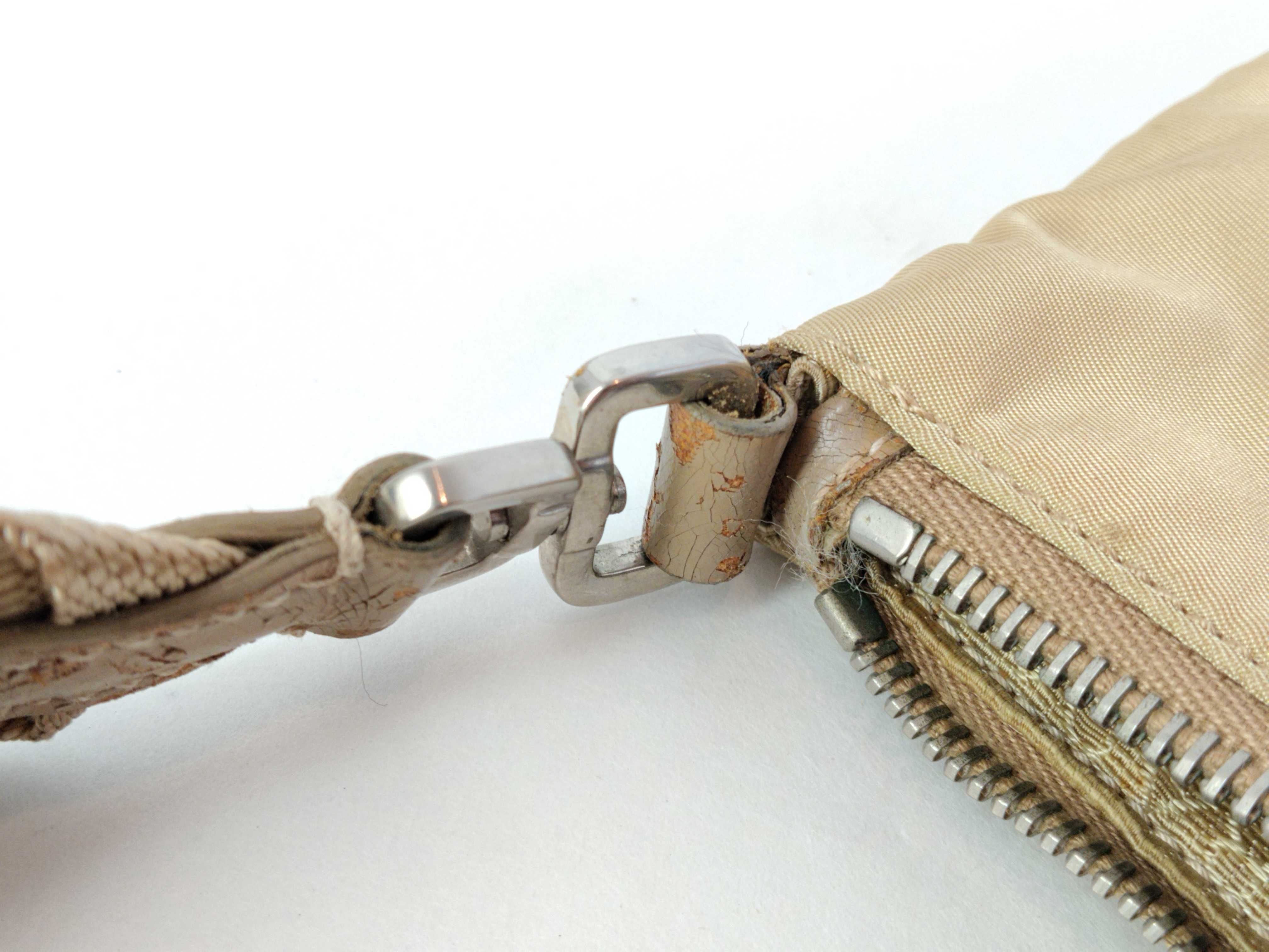 Nylon Shoulder Bag with Triangle Logo — view 13