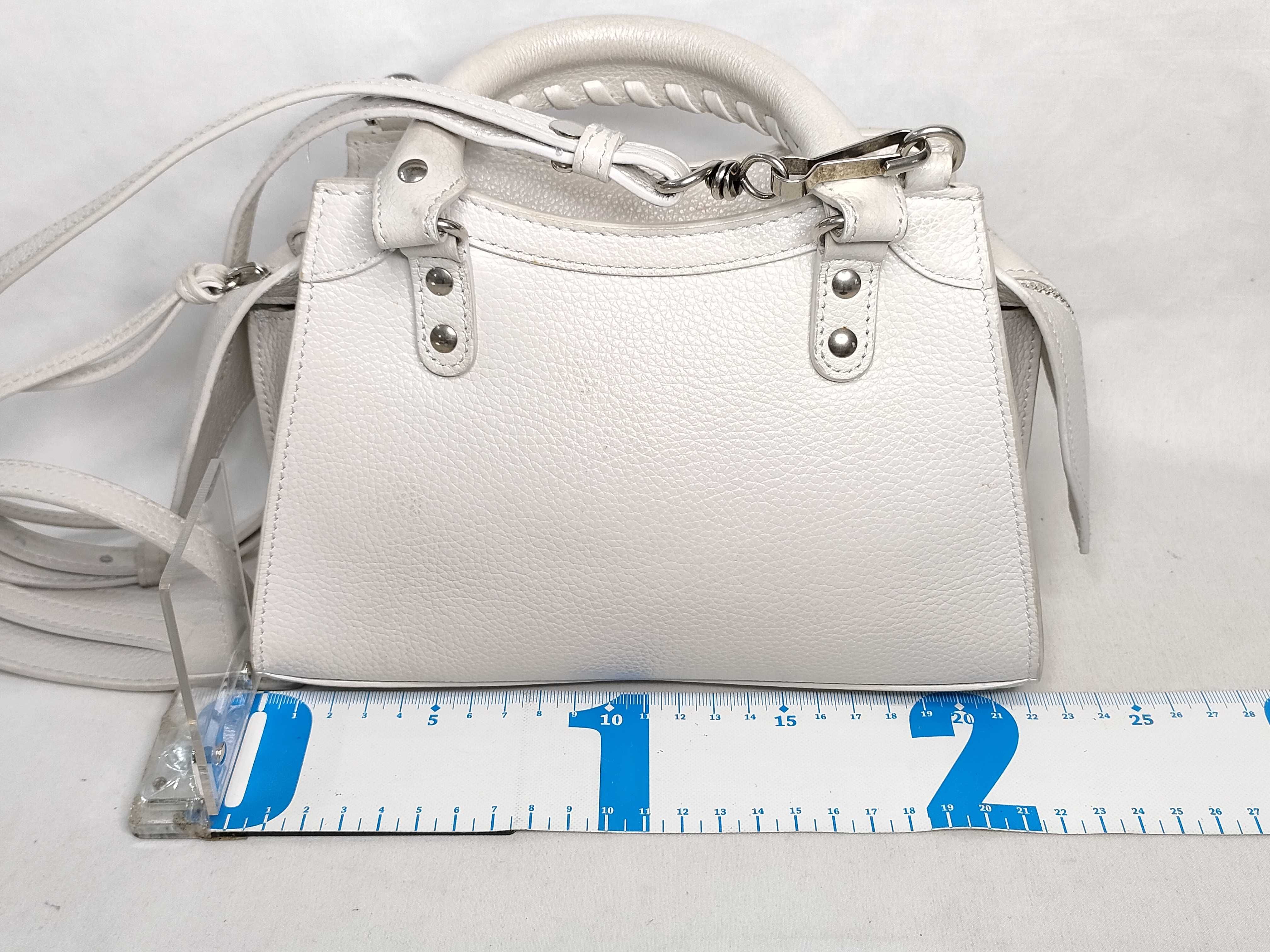 ID- Mini Neo Classic City 2-Way Handbag White Cow Skin 638524 Handbag — view 2