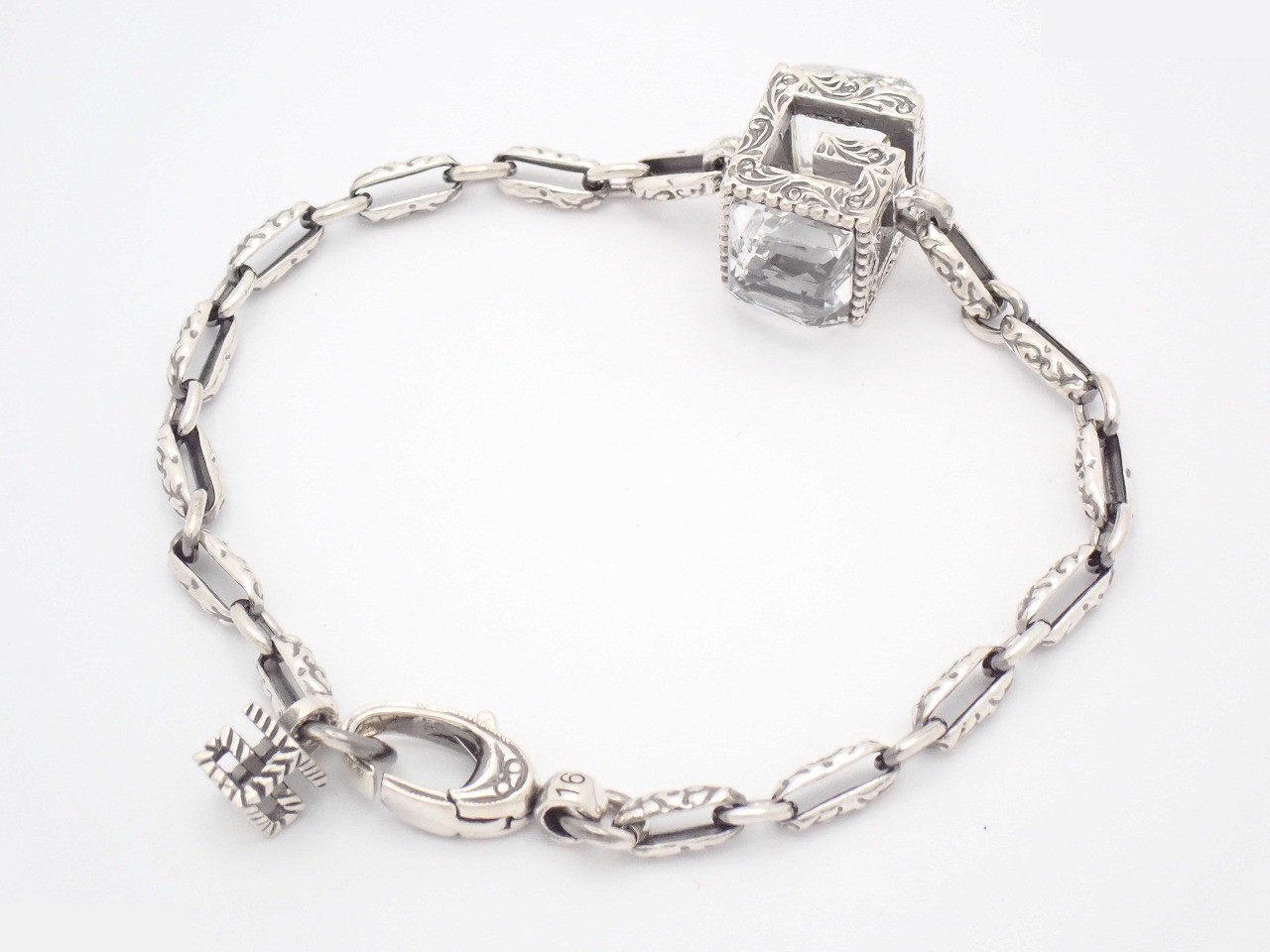 G-Cube Arabesque Bracelet, 925 Sterling Silver, 10.4g — view 2