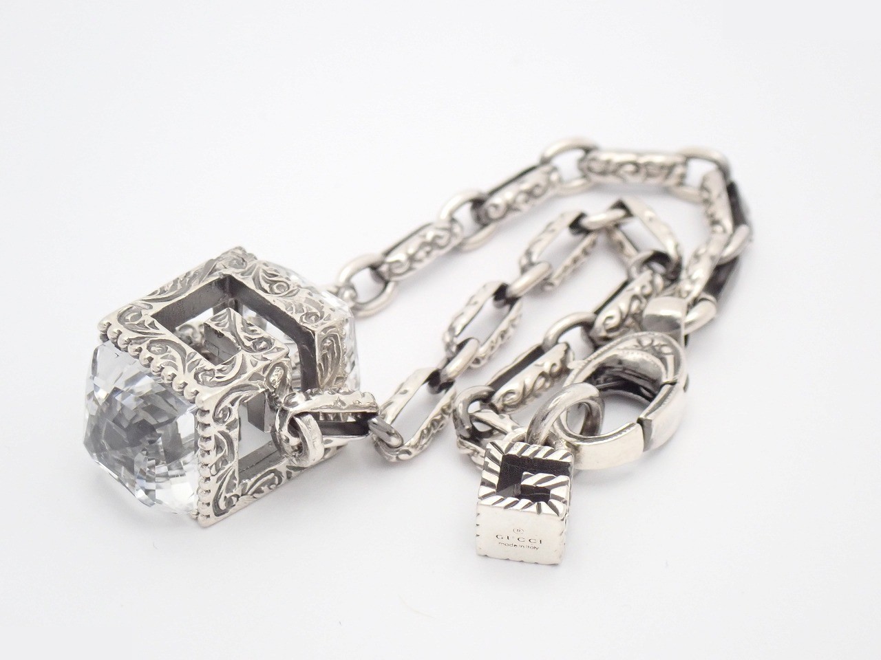G-Cube Arabesque Bracelet, 925 Sterling Silver, 10.4g — view 3