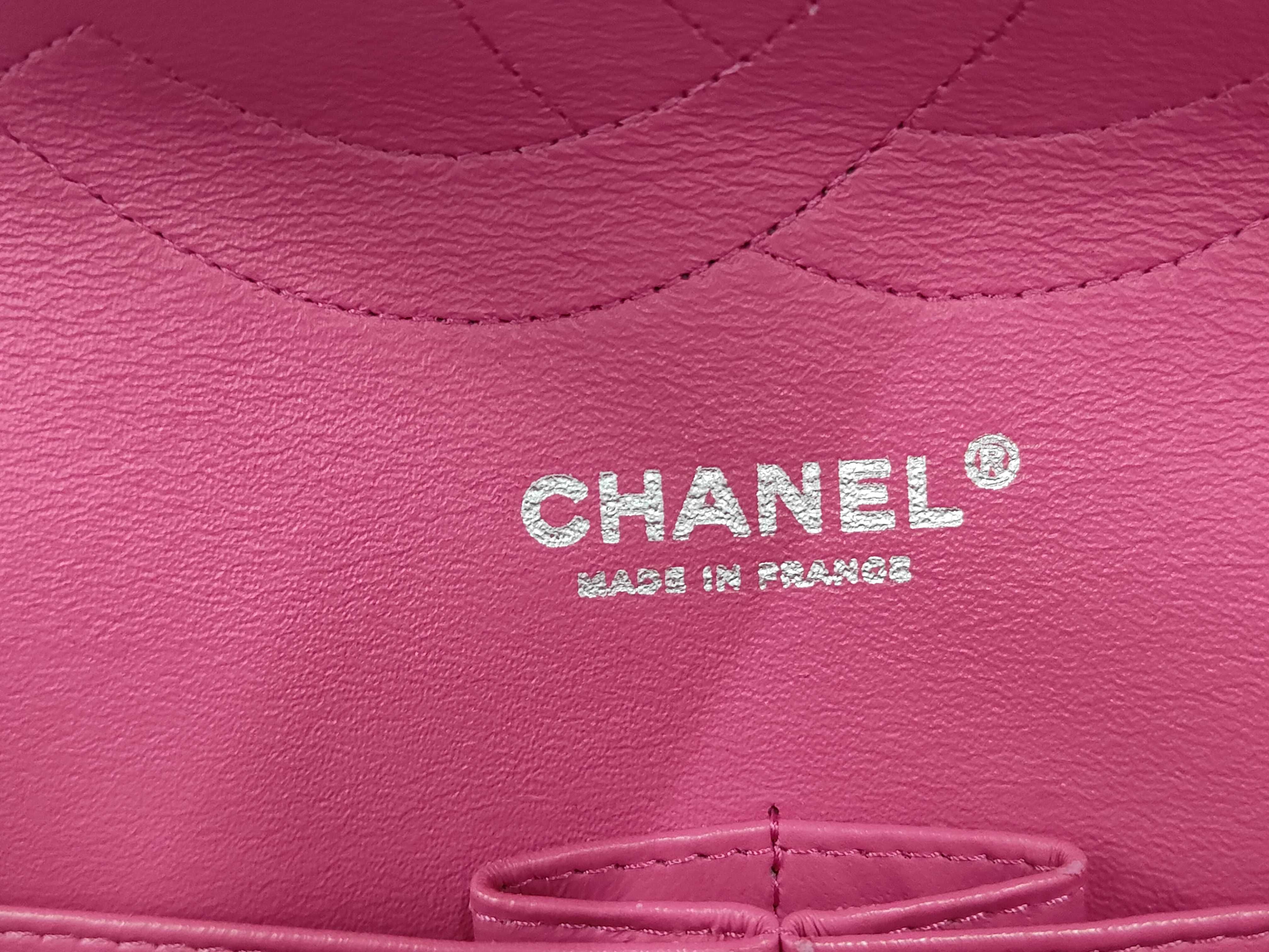 Matelassé Chain Shoulder Bag, Turnlock, Pink Shoulder Bag — view 11