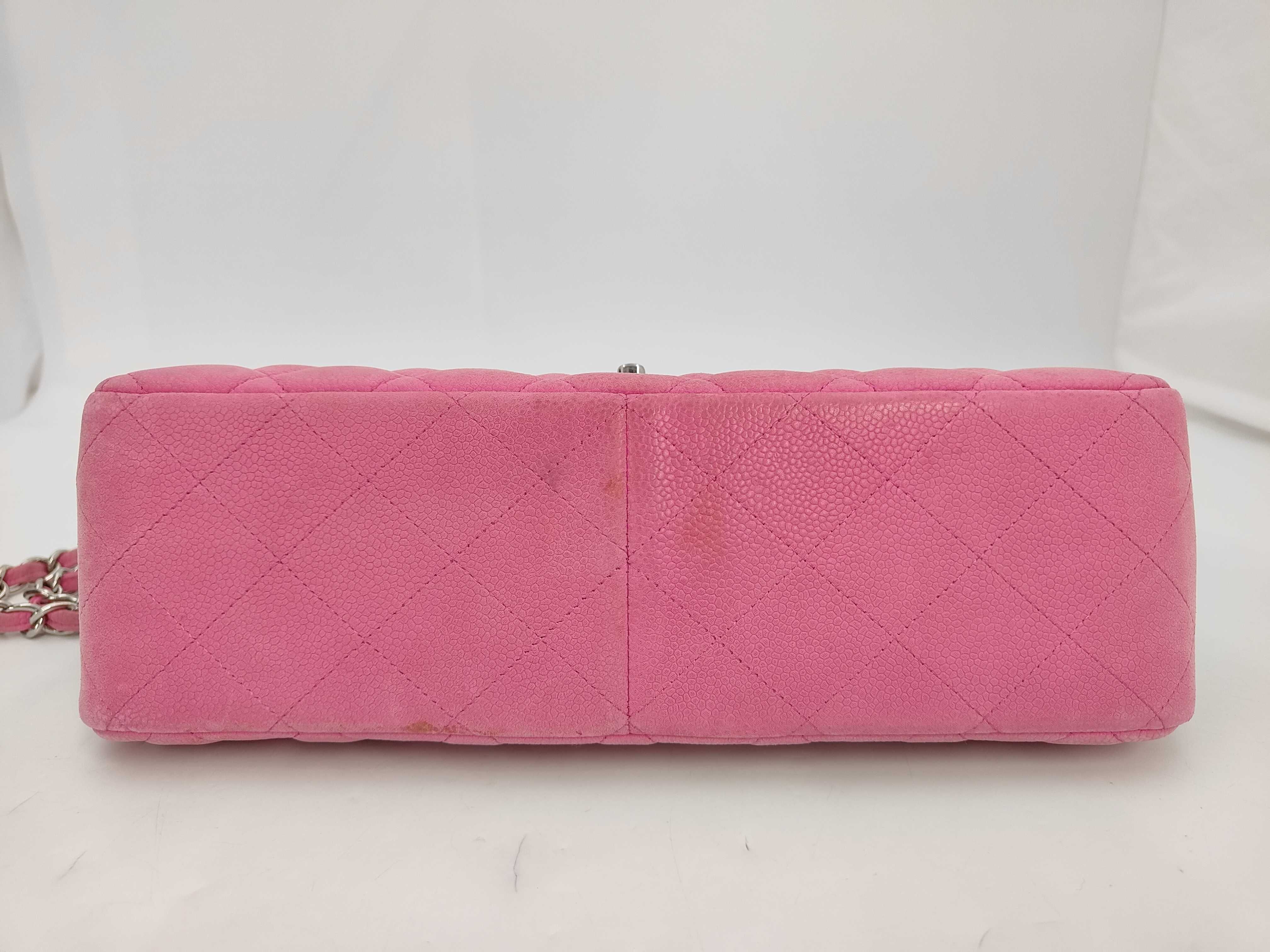 Matelassé Chain Shoulder Bag, Turnlock, Pink Shoulder Bag — view 7
