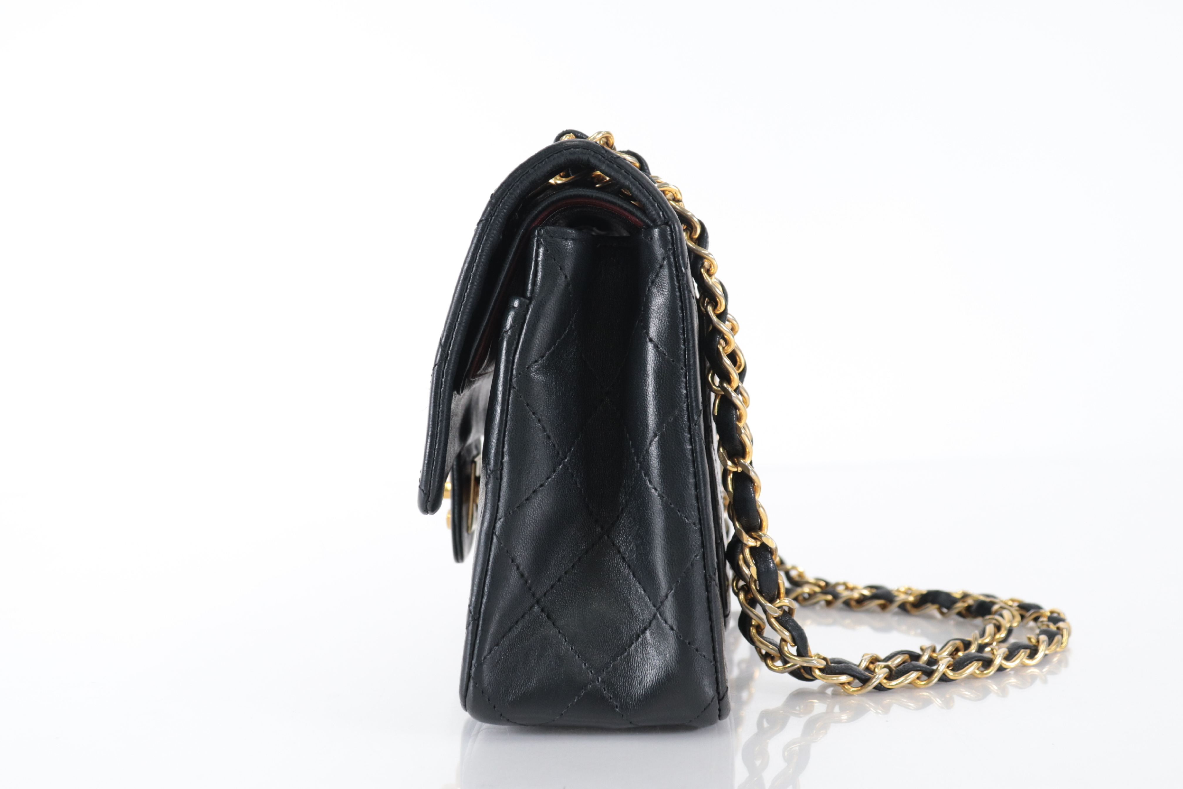 W-Flap 23 Lambskin Chain Shoulder Bag (Series 1) — view 4