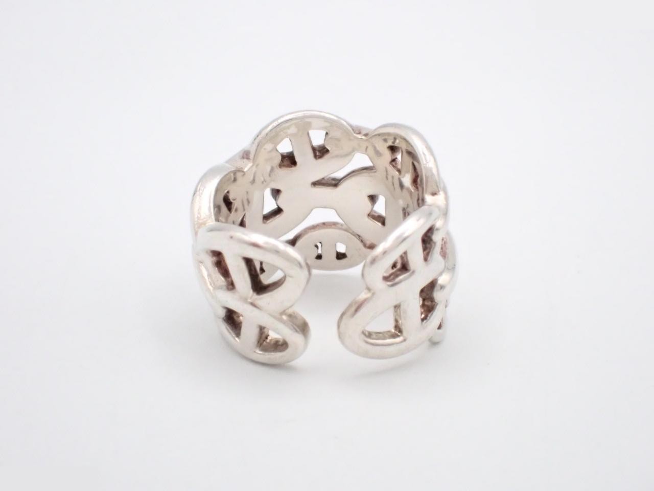 Chaine d'Ancre GM Ring, 925 Sterling Silver, 12.9g, Stamped 56, Actual Size #13.5 — view 2