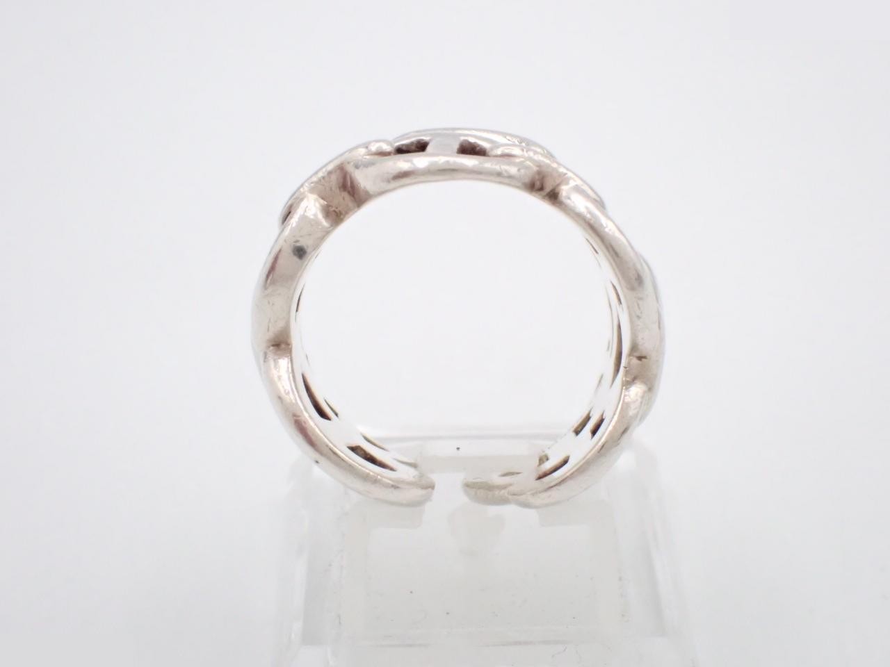 Chaine d'Ancre GM Ring, 925 Sterling Silver, 12.9g, Stamped 56, Actual Size #13.5 — view 3