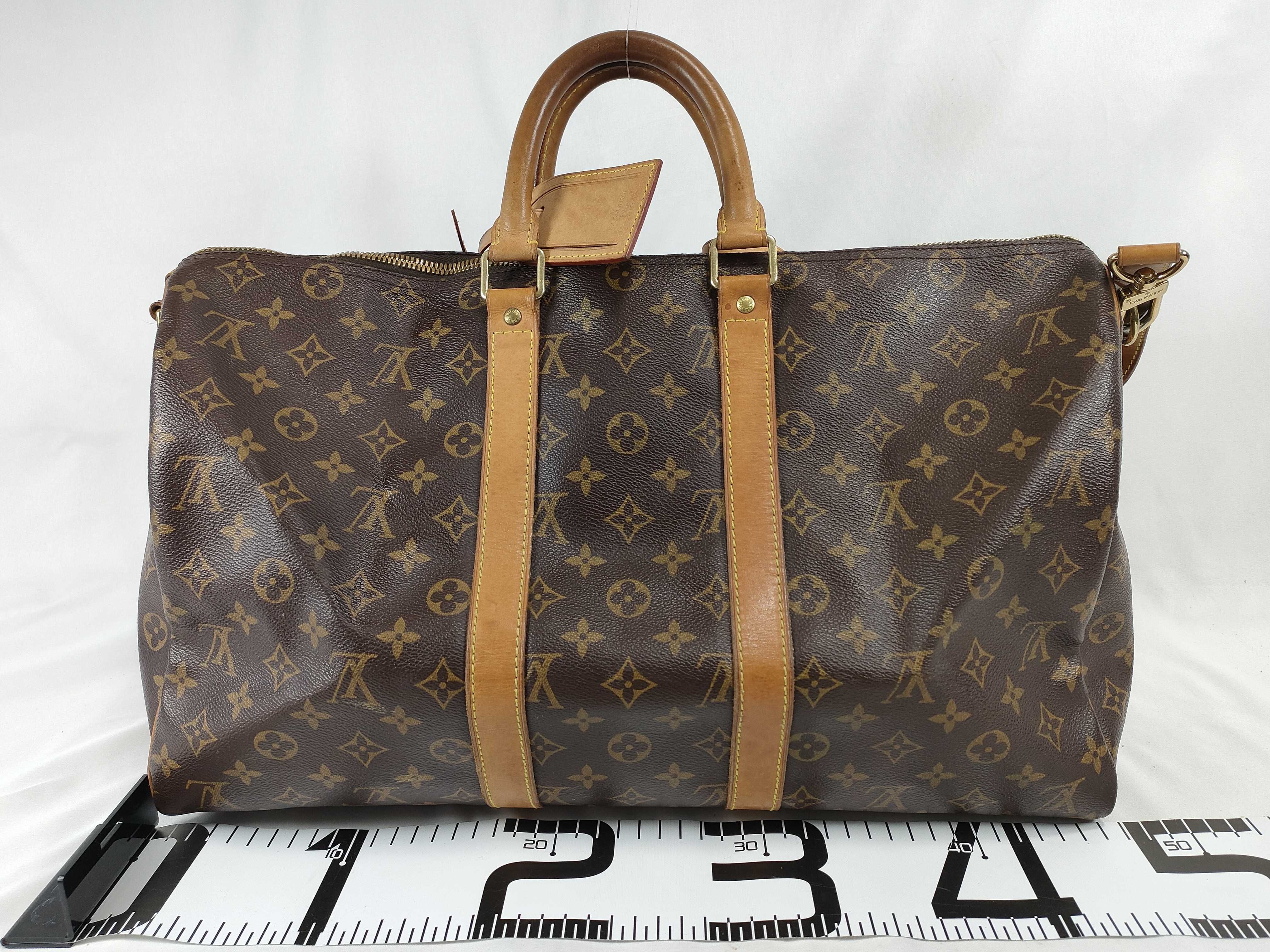 Monogram Keepall Bandoulière 45 M41418 MB1000 Brown Boston Bag — view 2