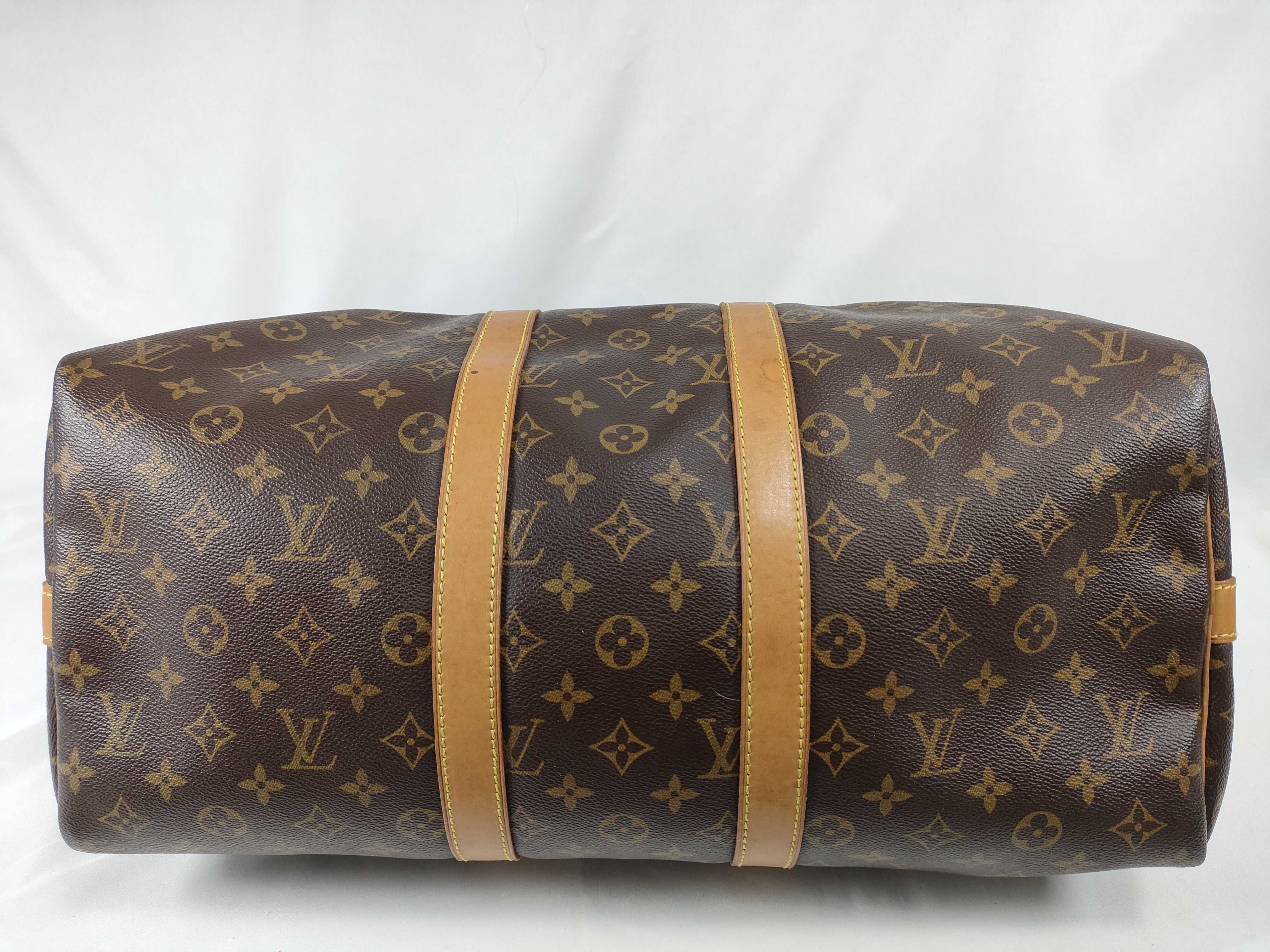 Monogram Keepall Bandoulière 45 M41418 MB1000 Brown Boston Bag — view 9