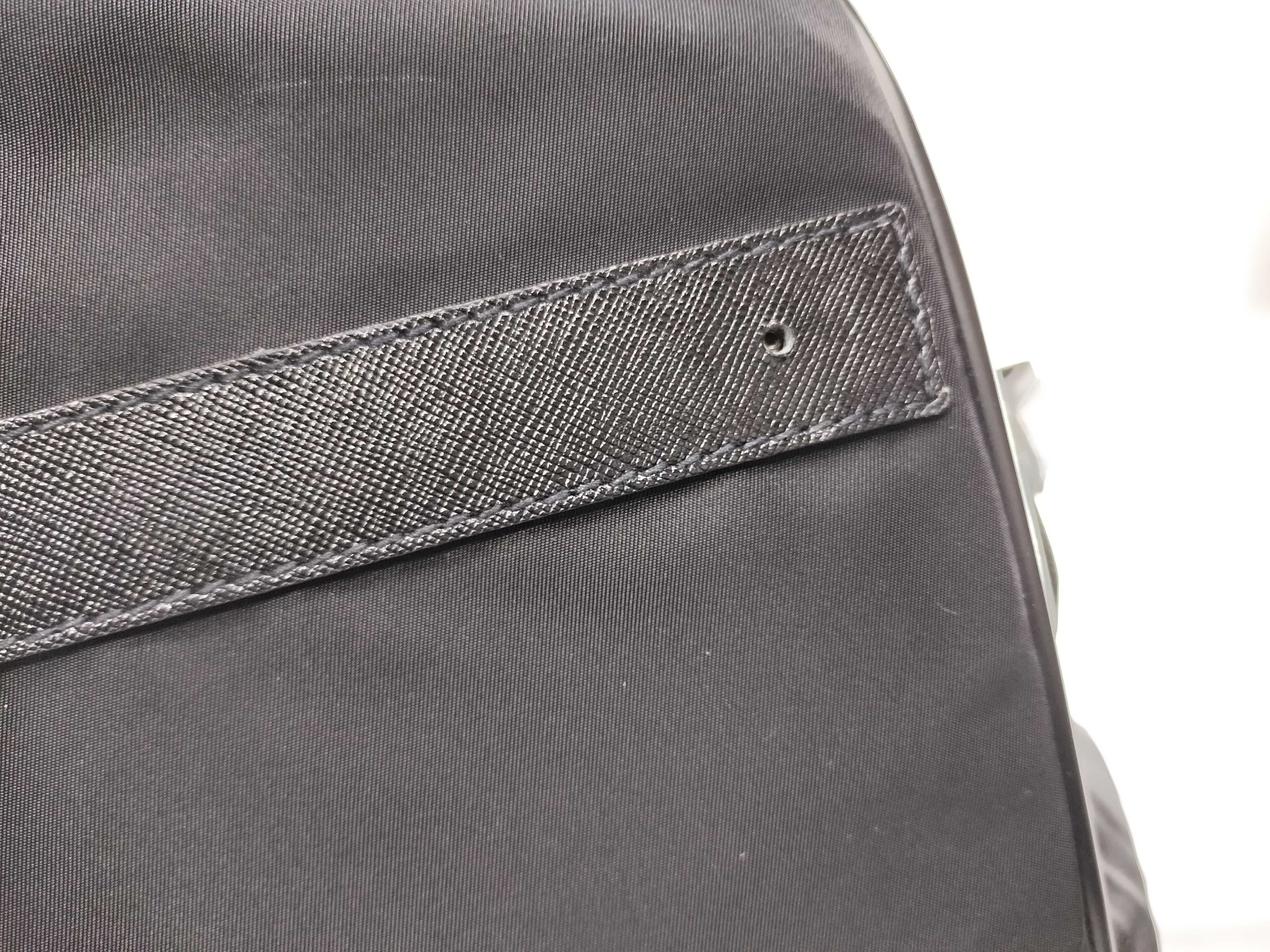 Nylon Boston Bag, Black — view 11