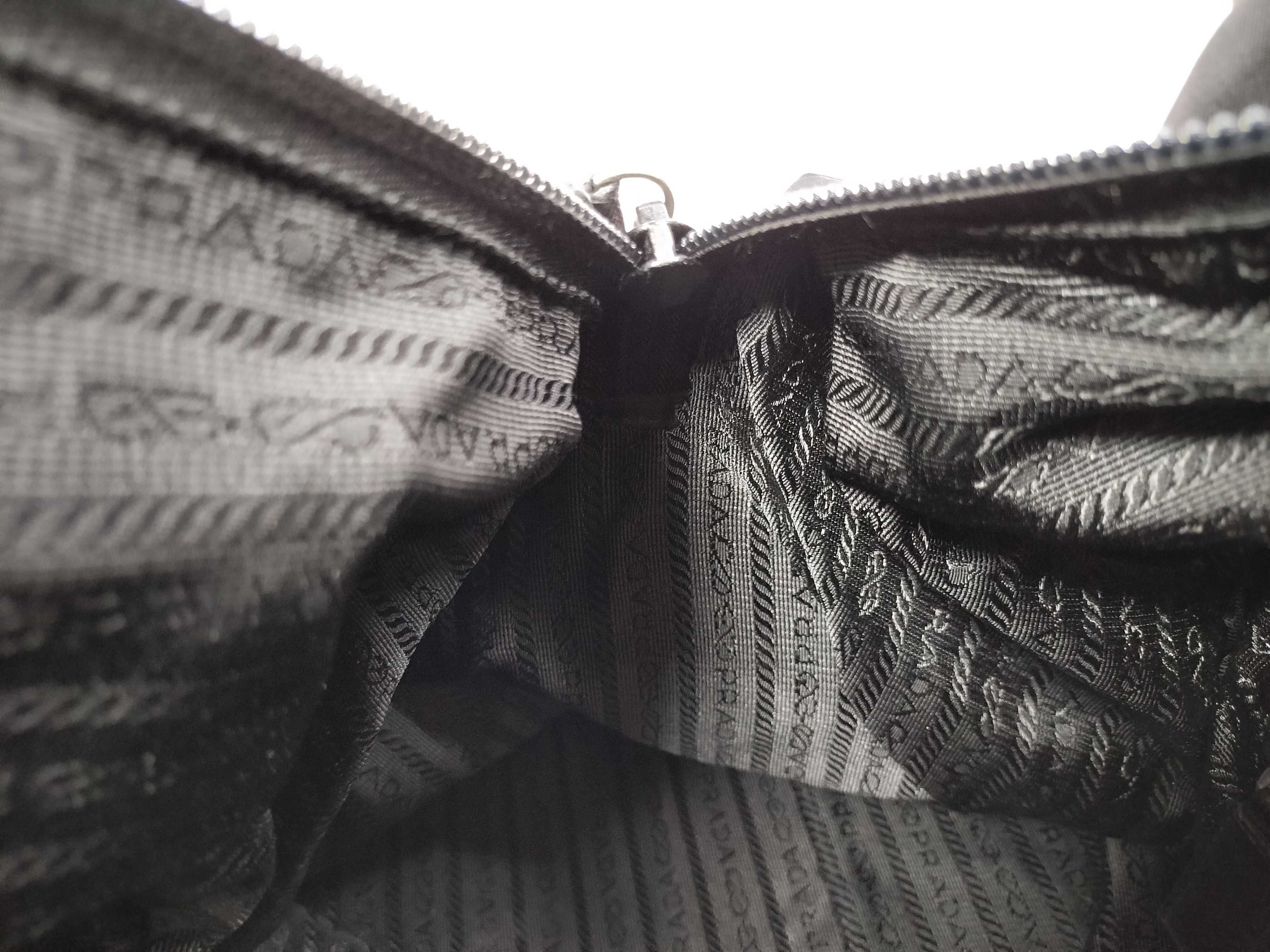 Nylon Boston Bag, Black — view 12