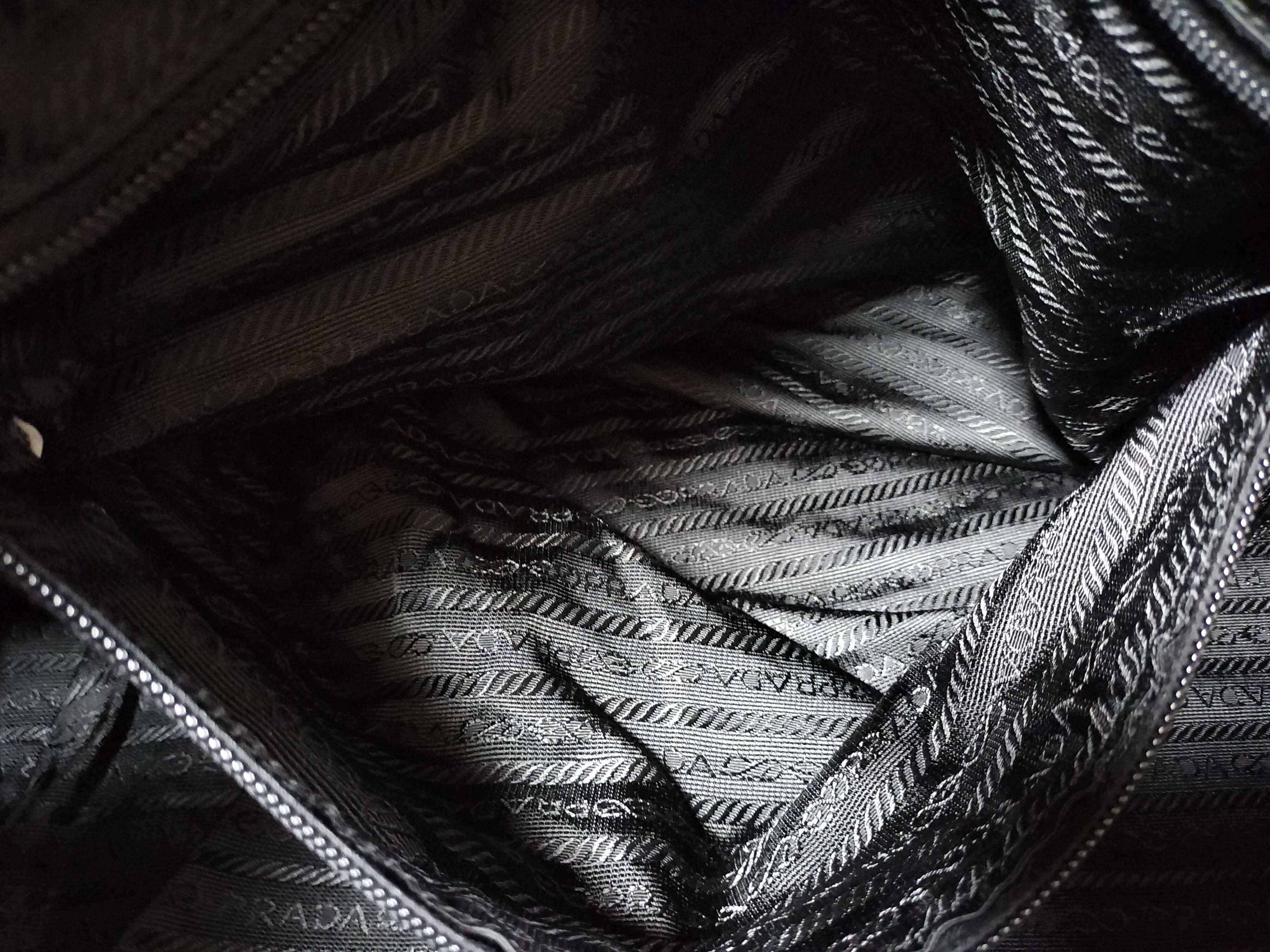 Nylon Boston Bag, Black — view 14