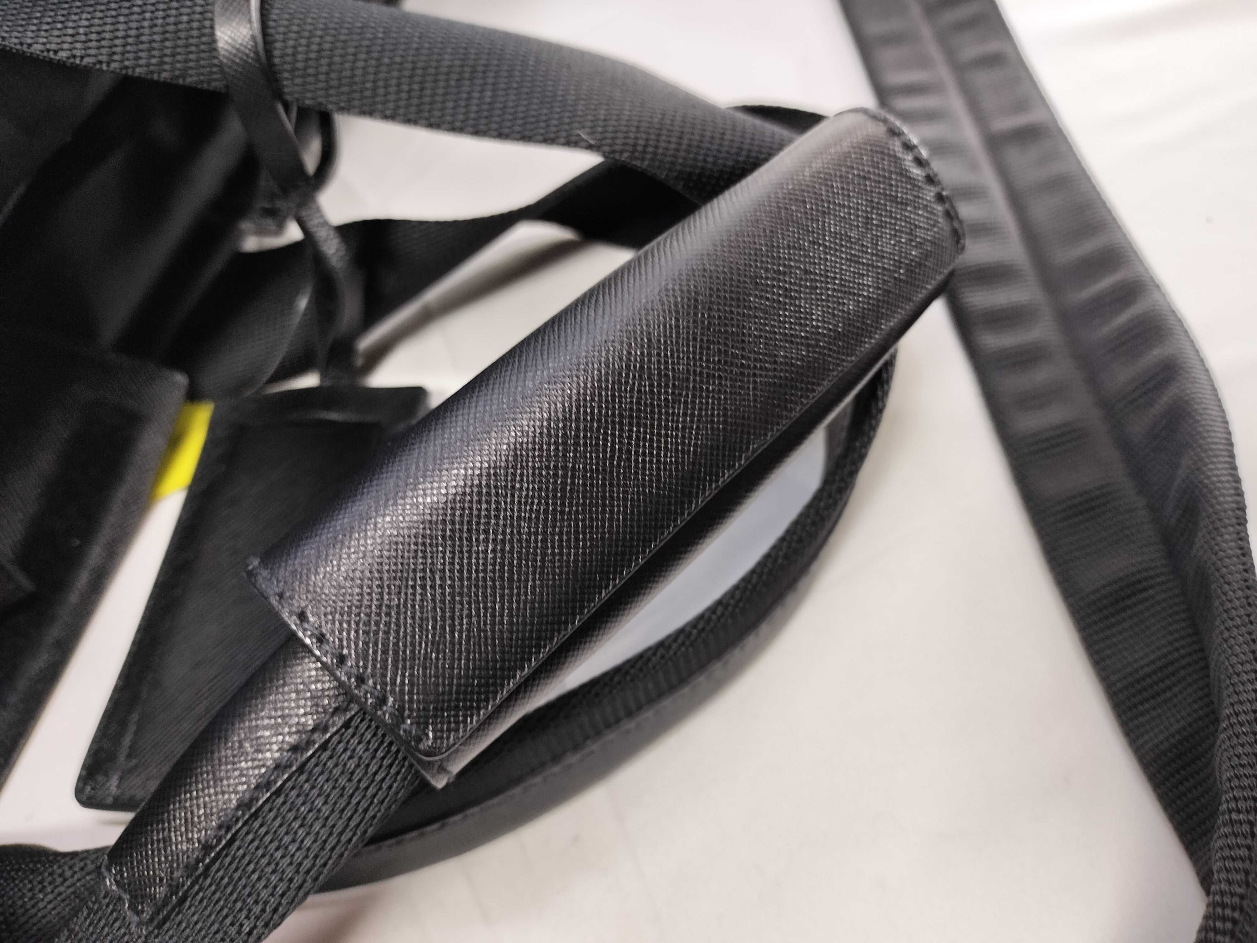 Nylon Boston Bag, Black — view 4