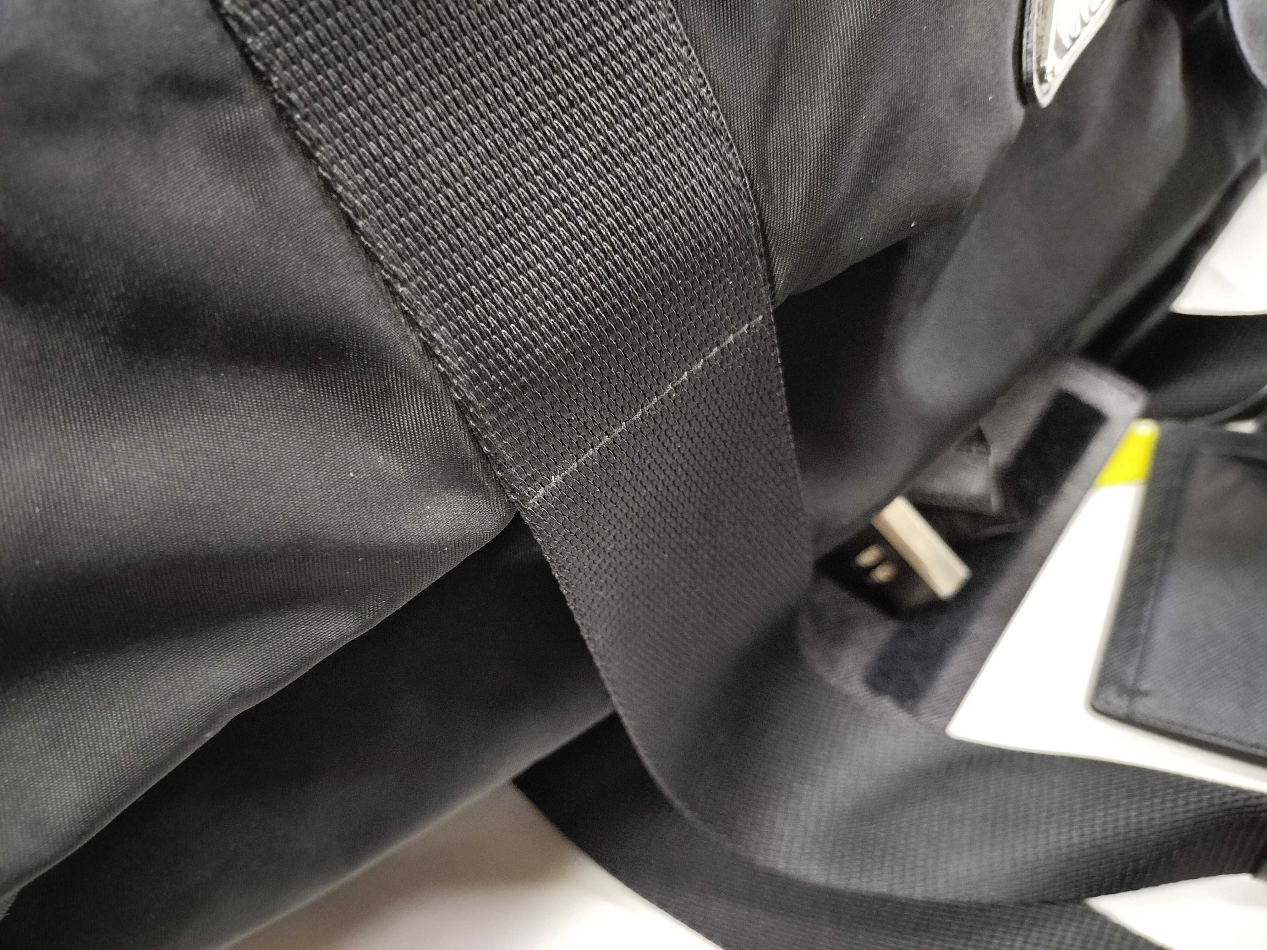 Nylon Boston Bag, Black — view 6