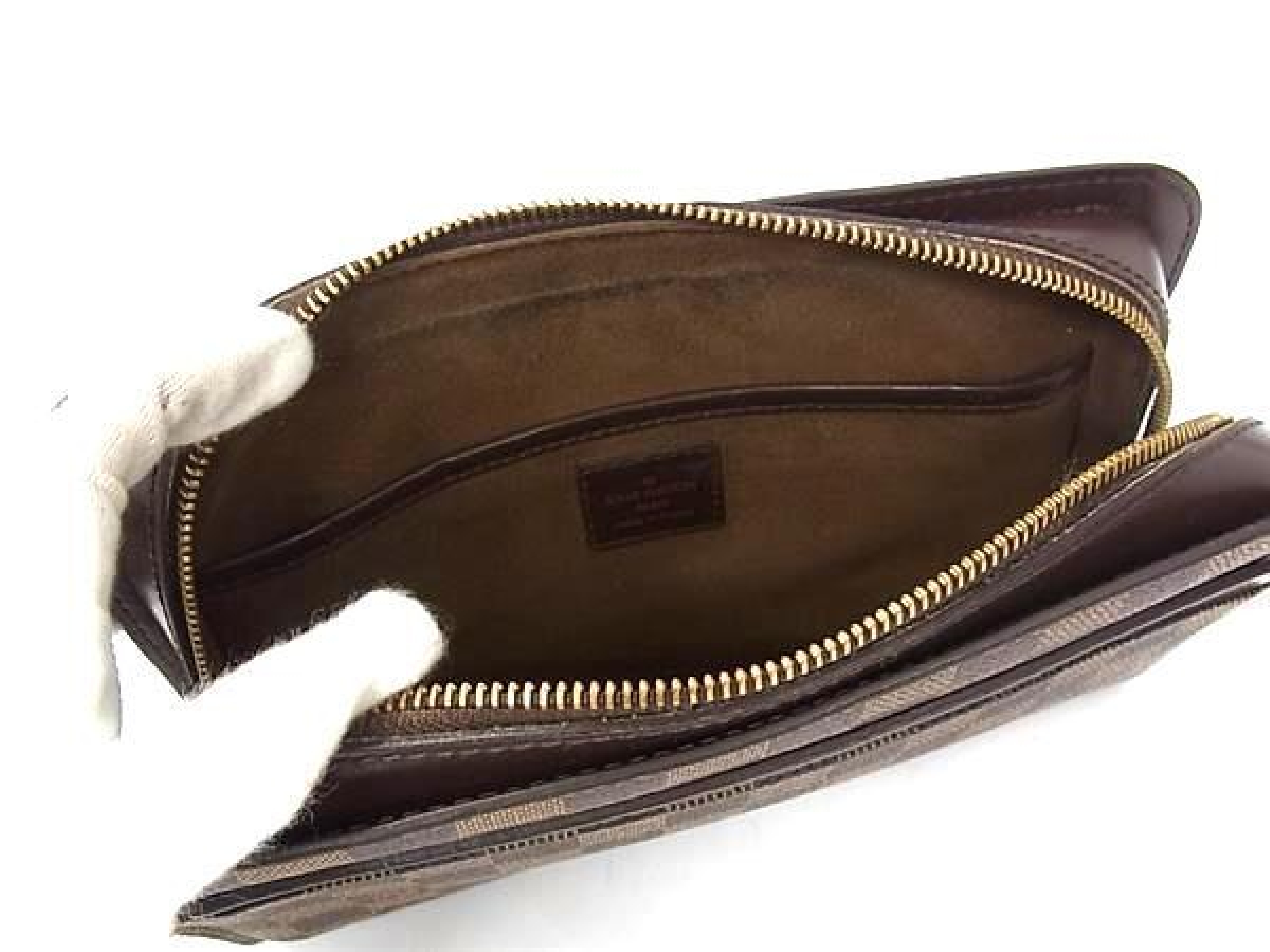 N51993 Damier Ebene Saint Louis Clutch Bag, Brown, FY5213 Second Bag — view 5