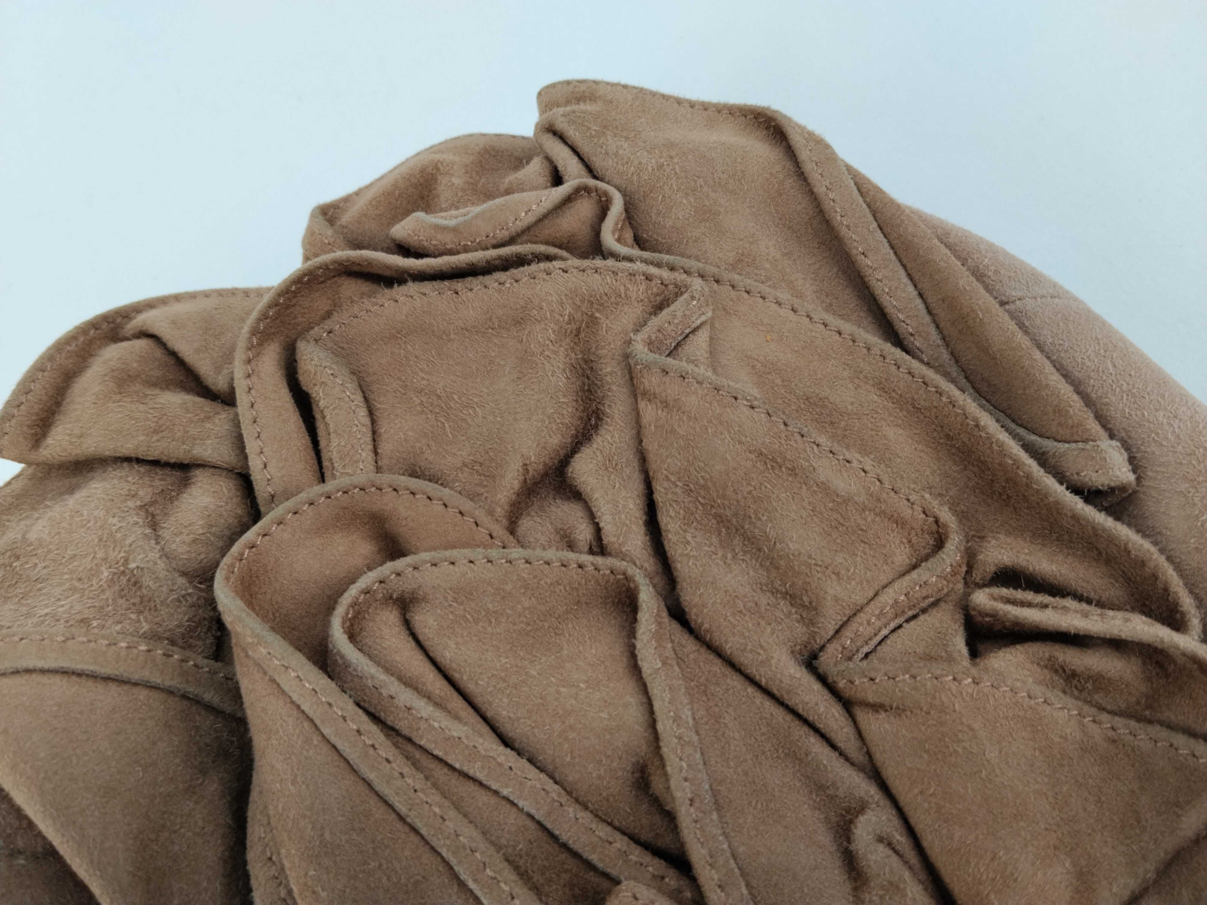 Rive Gauche (Tom Ford era) Suede Rose One-Shoulder Bag Handbag — view 14