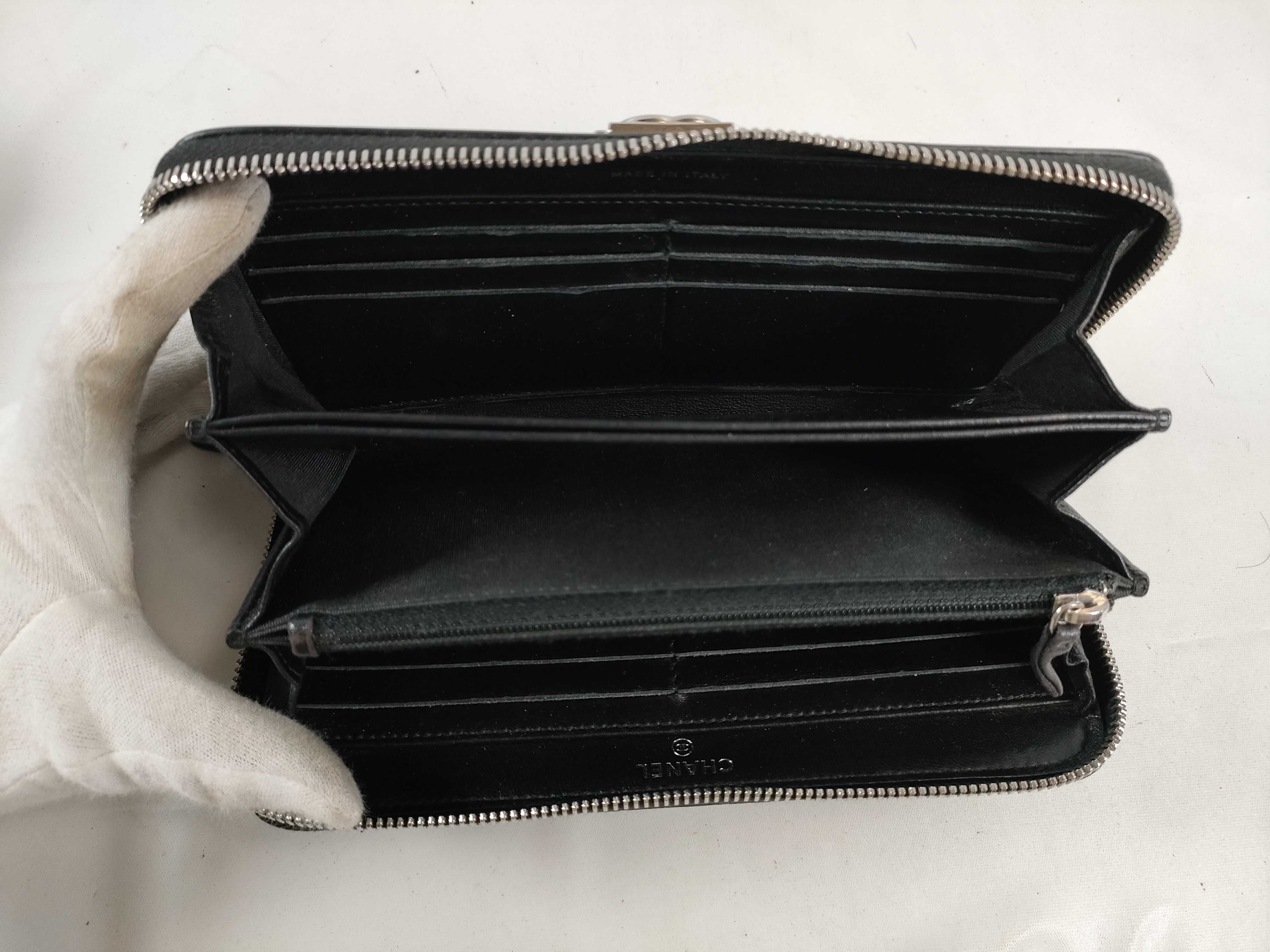 Boy Chanel Rhinestone Round Wallet — view 9